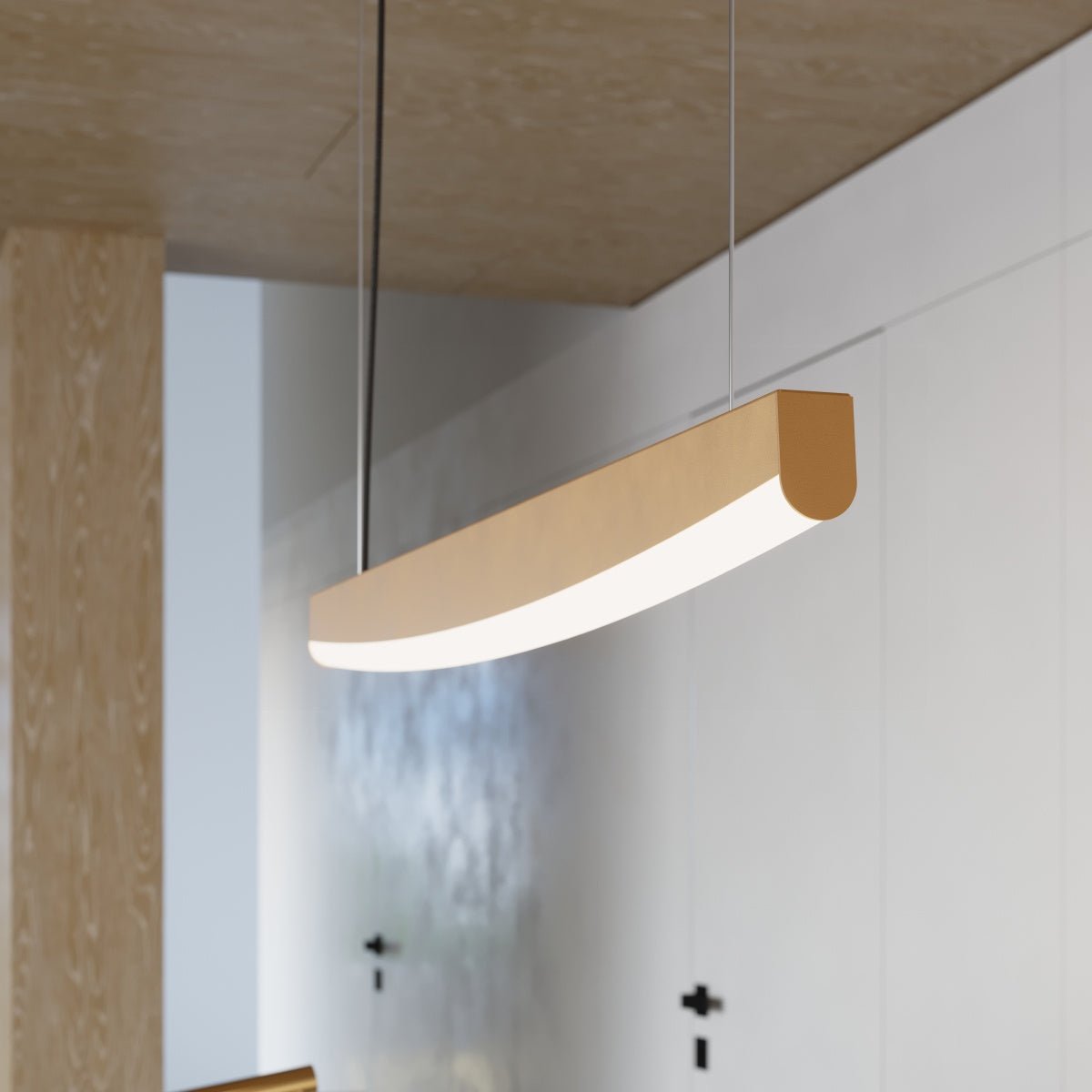 Pendelleuchte "JORUN 120" 4000K – Pendelleuchte in Golden | Dexity Lichtdesign