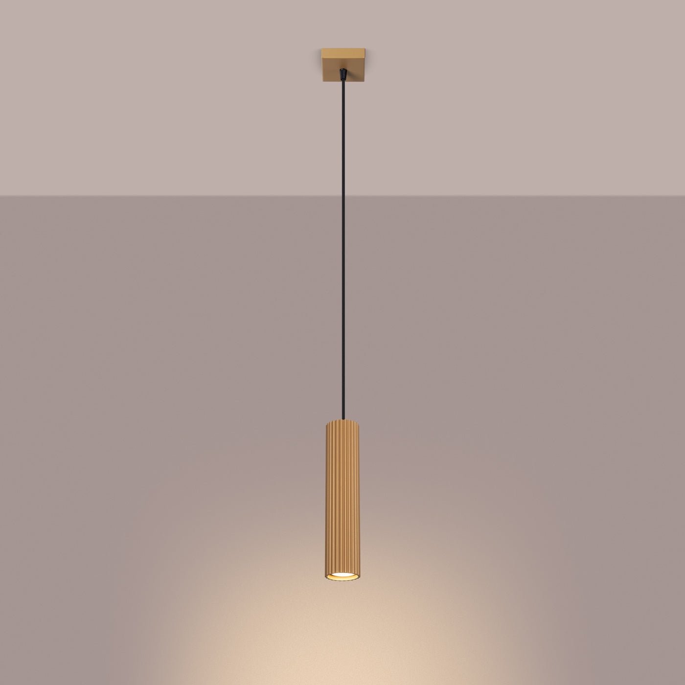 Pendelleuchte "KARBON 1" – Pendelleuchten in Golden | Dexity Lichtdesign