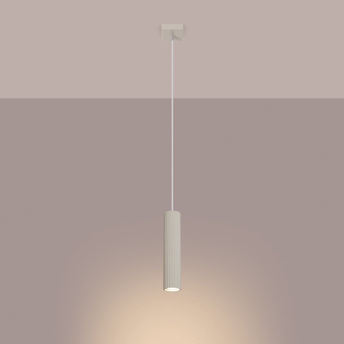 Pendelleuchte "KARBON 1" – Pendelleuchten in Beige | Dexity Lichtdesign