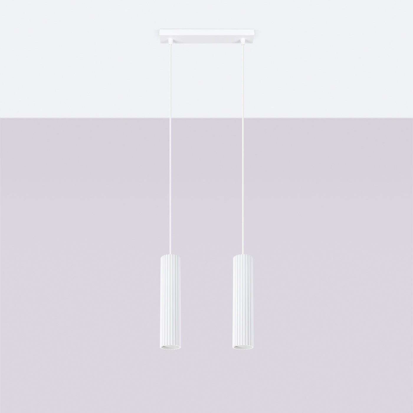 Pendelleuchte "KARBON 2" – Pendelleuchte in Weiß | Dexity Lichtdesign