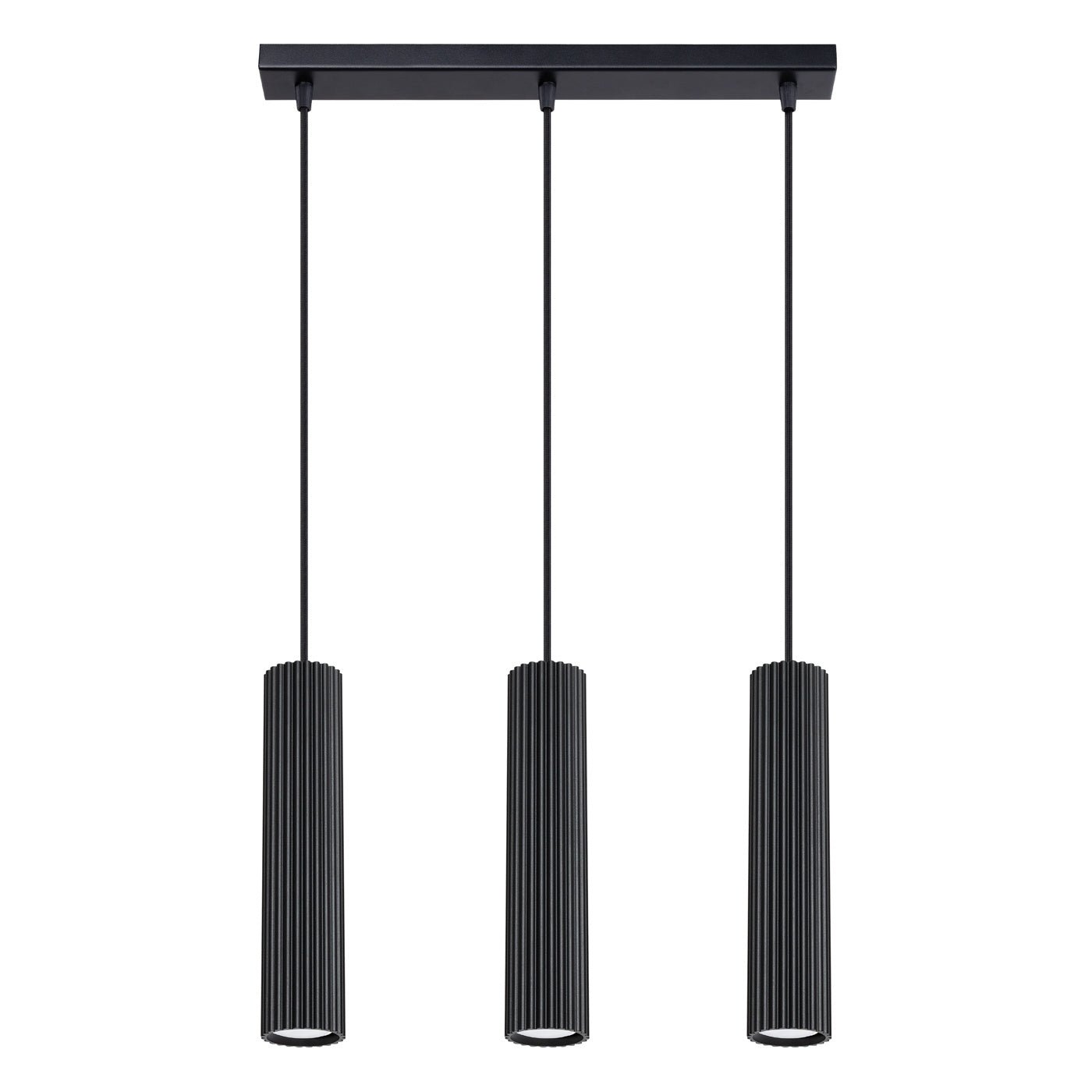 Pendelleuchte "KARBON 3L" – Pendelleuchte in Schwarz | Dexity Lichtdesign