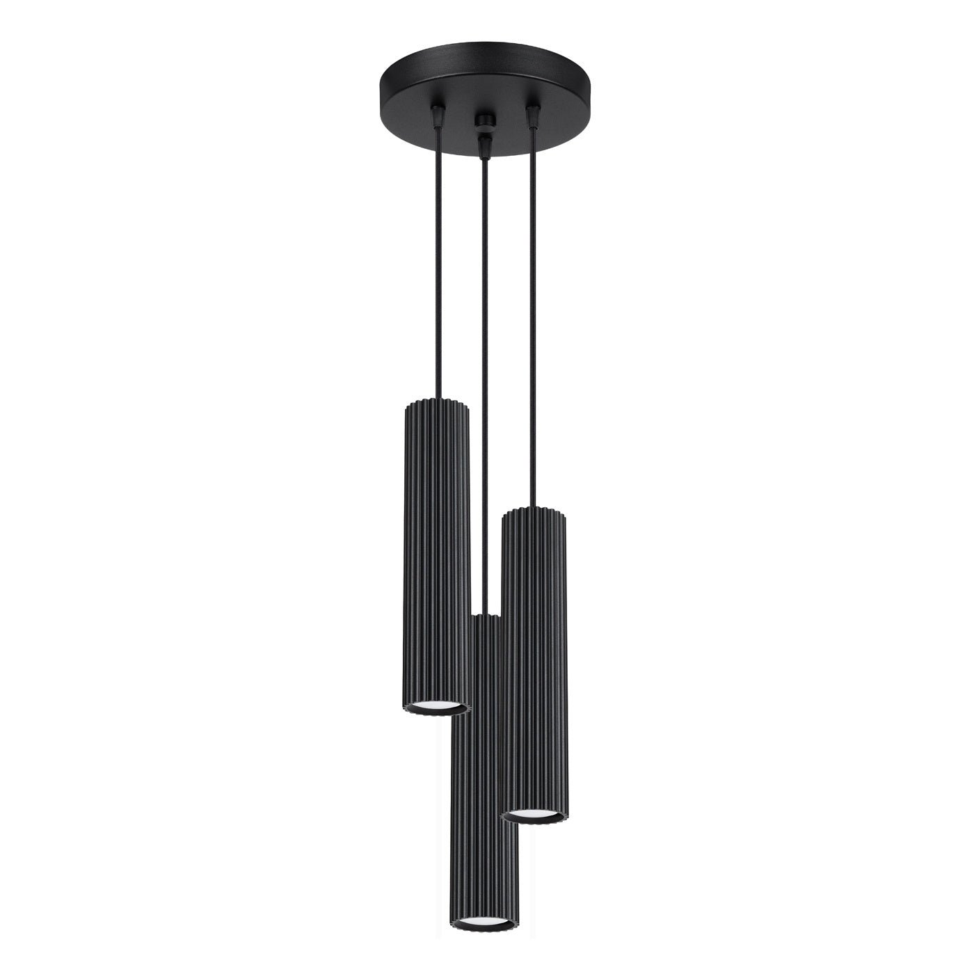 Pendelleuchte "KARBON 3P" – Pendelleuchte in Schwarz | Dexity Lichtdesign