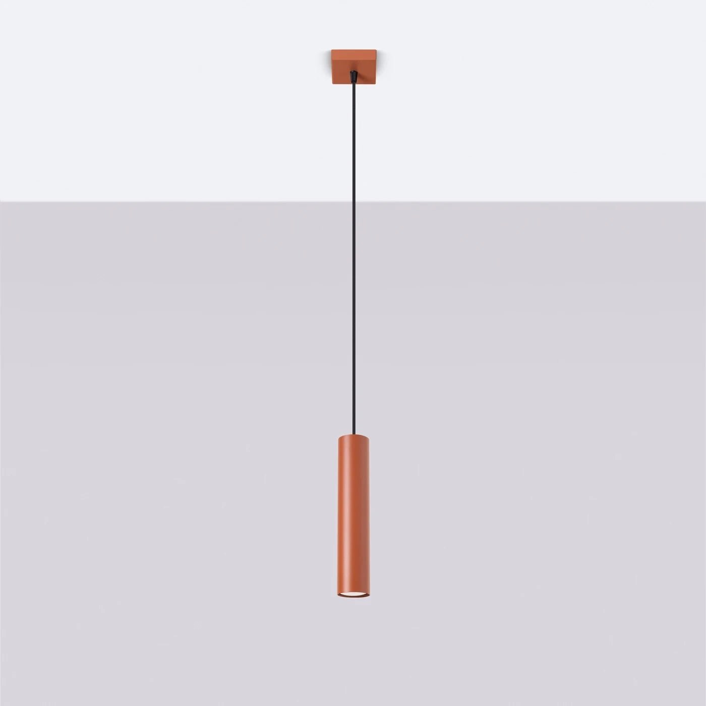 Pendelleuchte "LAGOS 1" – Pendelleuchte in Roter Ocker | Dexity Lichtdesign