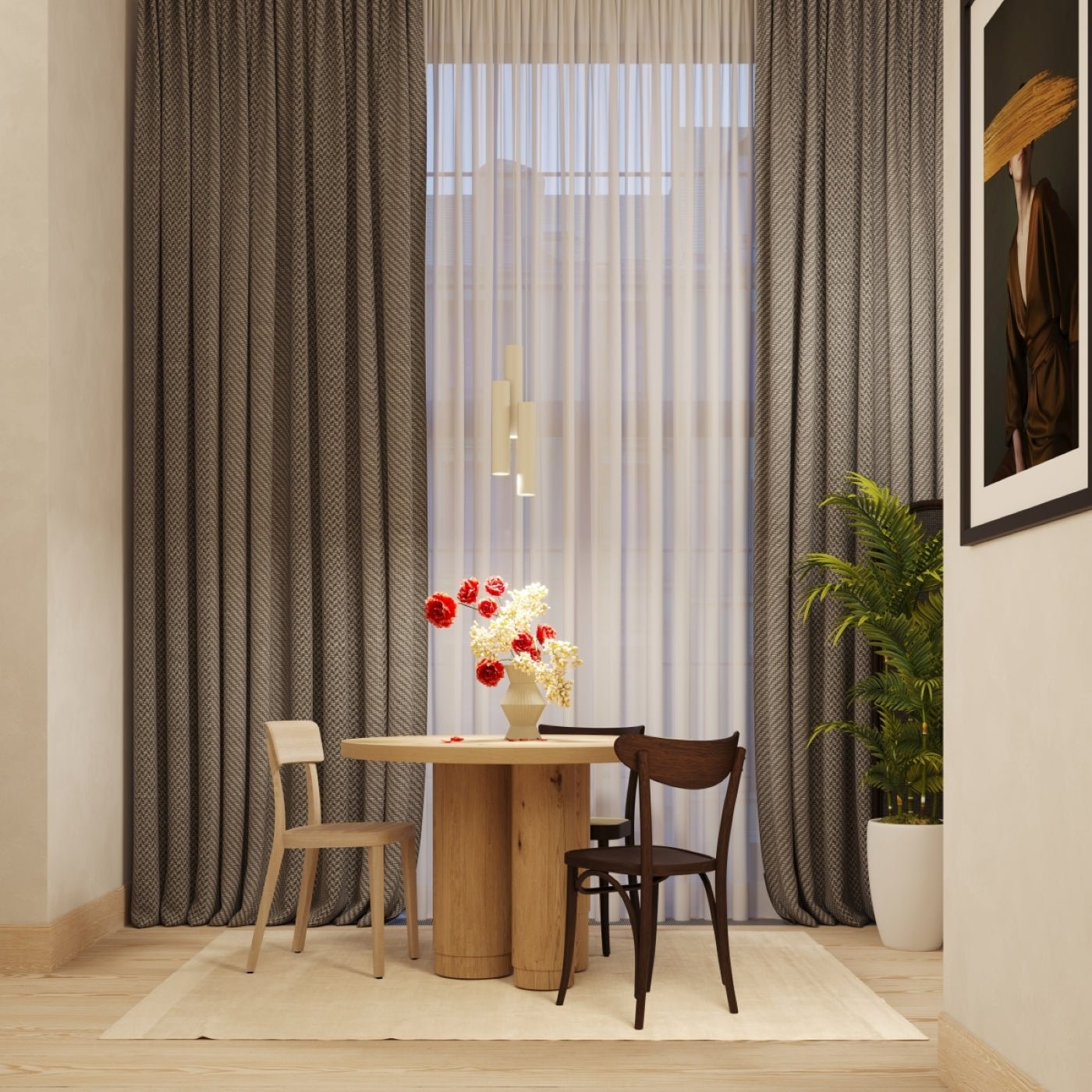 Pendelleuchte "LAGOS 3L" – Pendelleuchten in Beige | Dexity Lichtdesign