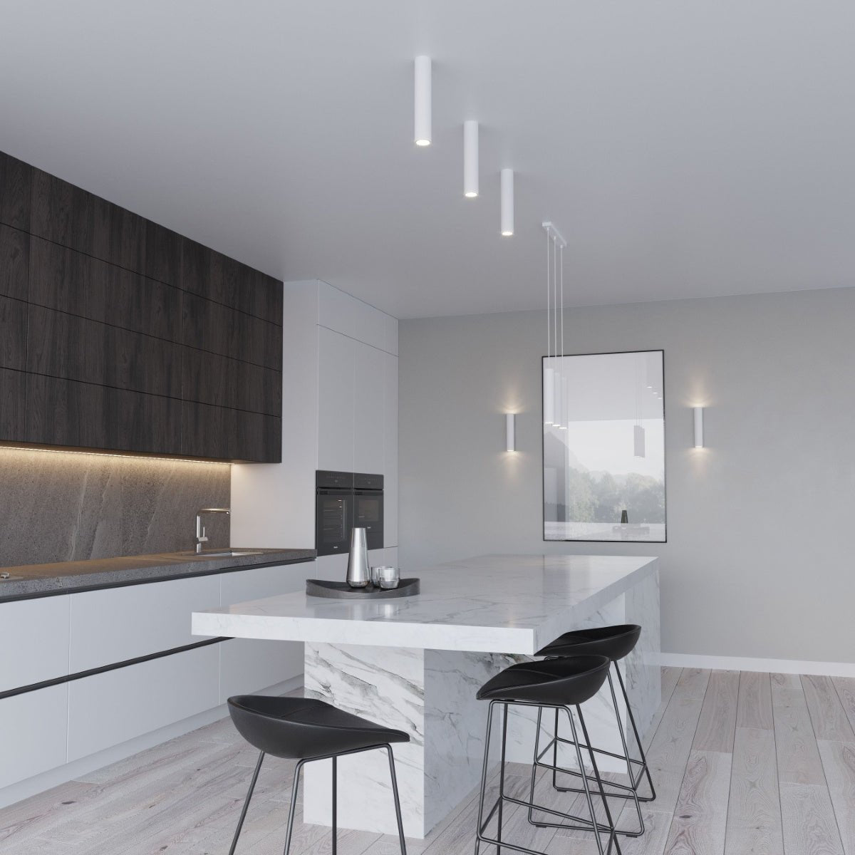 Pendelleuchte "LAGOS 3P" – Pendelleuchte in Weiß | Dexity Lichtdesign