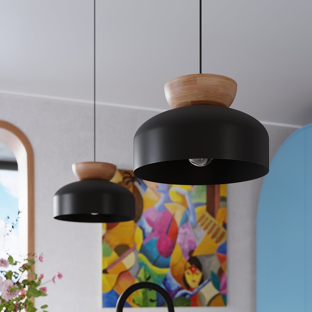 Pendelleuchte „Marion“ – Pendelleuchten in Schwarz | Dexity Lichtdesign