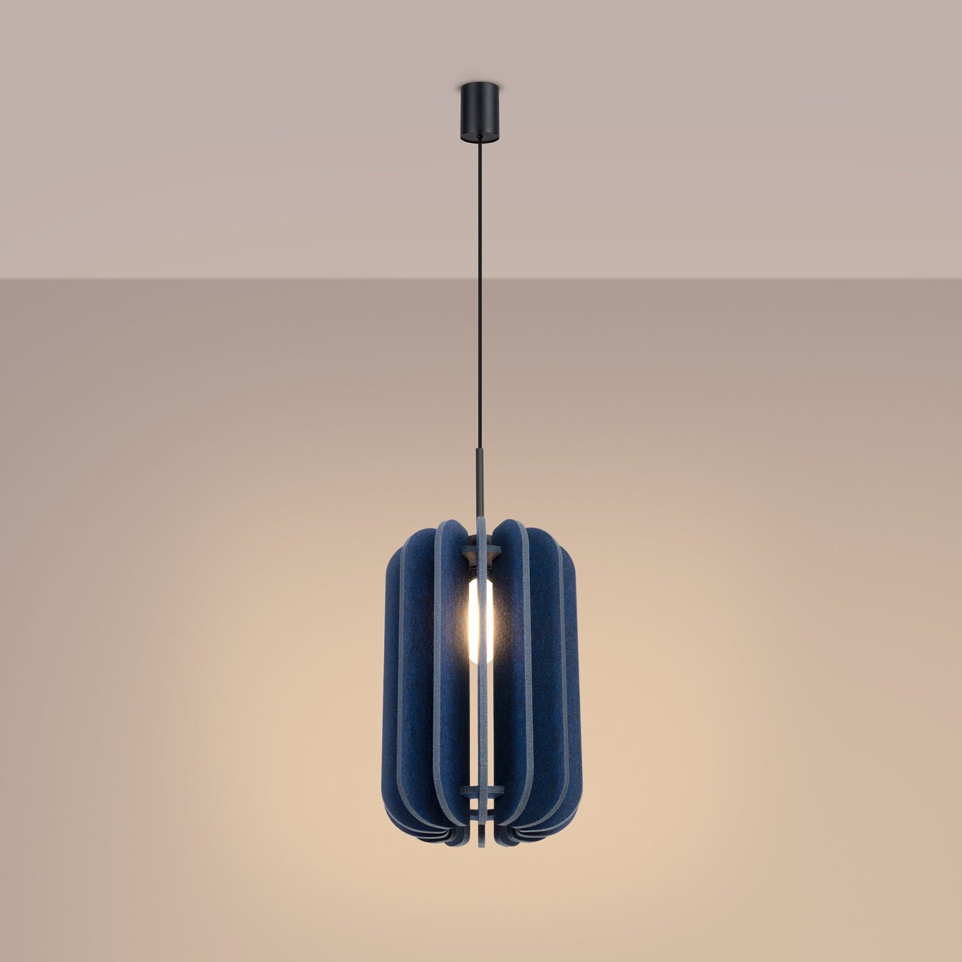 Pendelleuchte "MULA 27" – in Marineblau | Dexity Lichtdesign