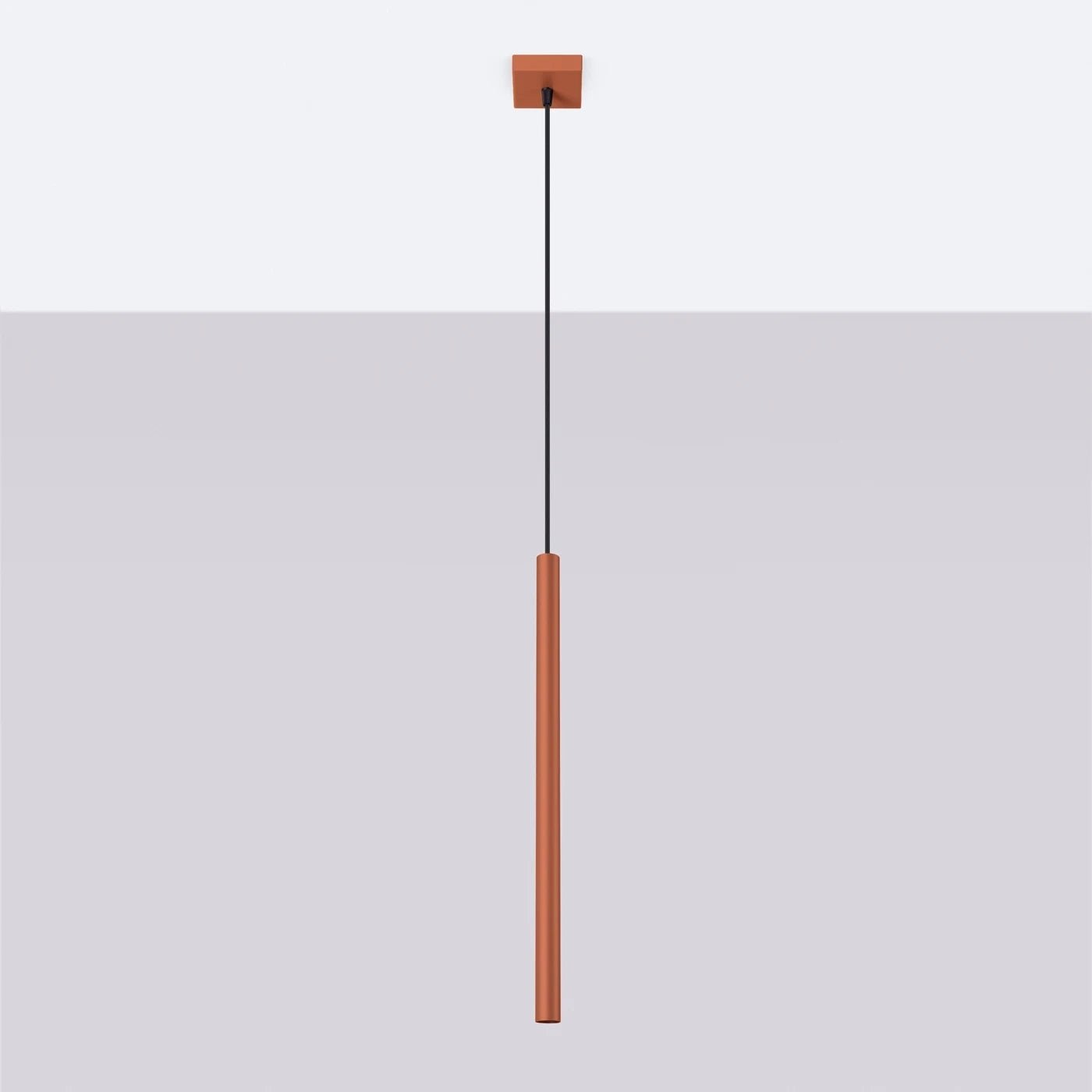 Pendelleuchte "PASTELO 1" – Pendelleuchte in Roter Ocker | Dexity Lichtdesign