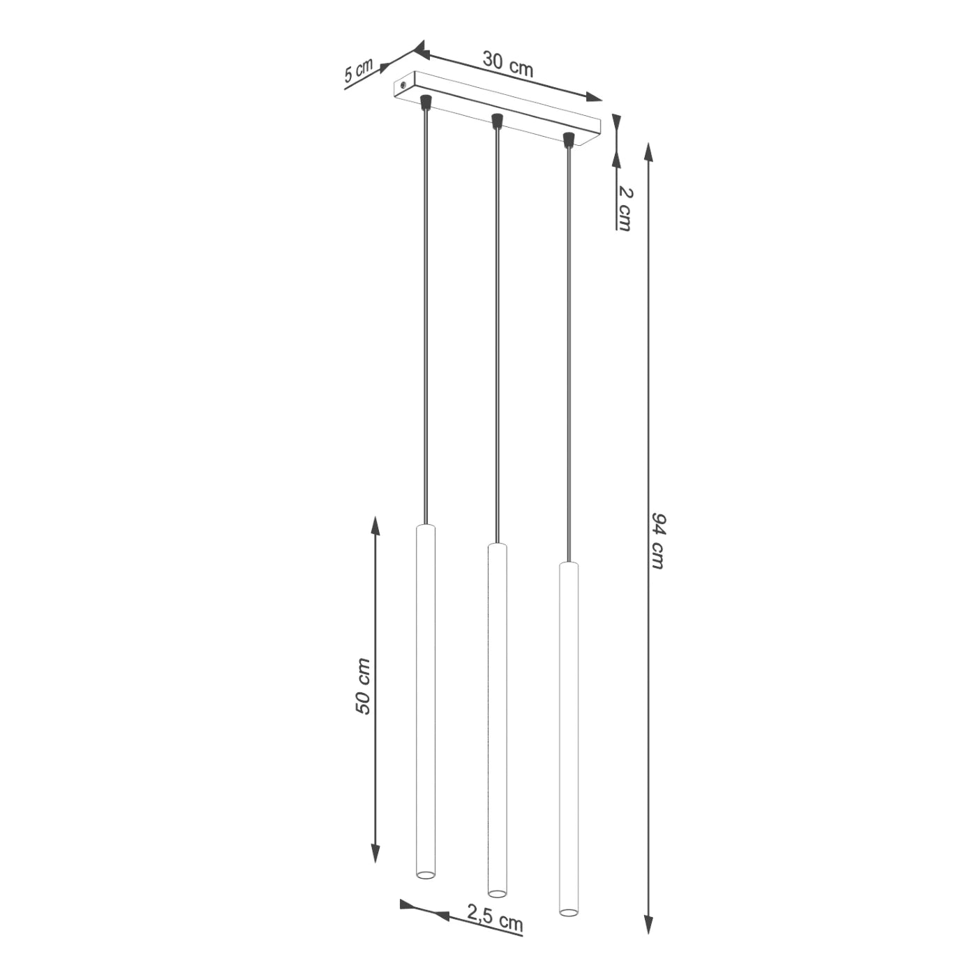 Pendelleuchte "PASTELO 3" – Pendelleuchte in Beige | Dexity Lichtdesign