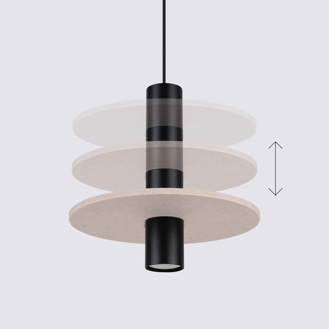 Pendelleuchte "PELTA 1" – in Beige | Dexity Lichtdesign
