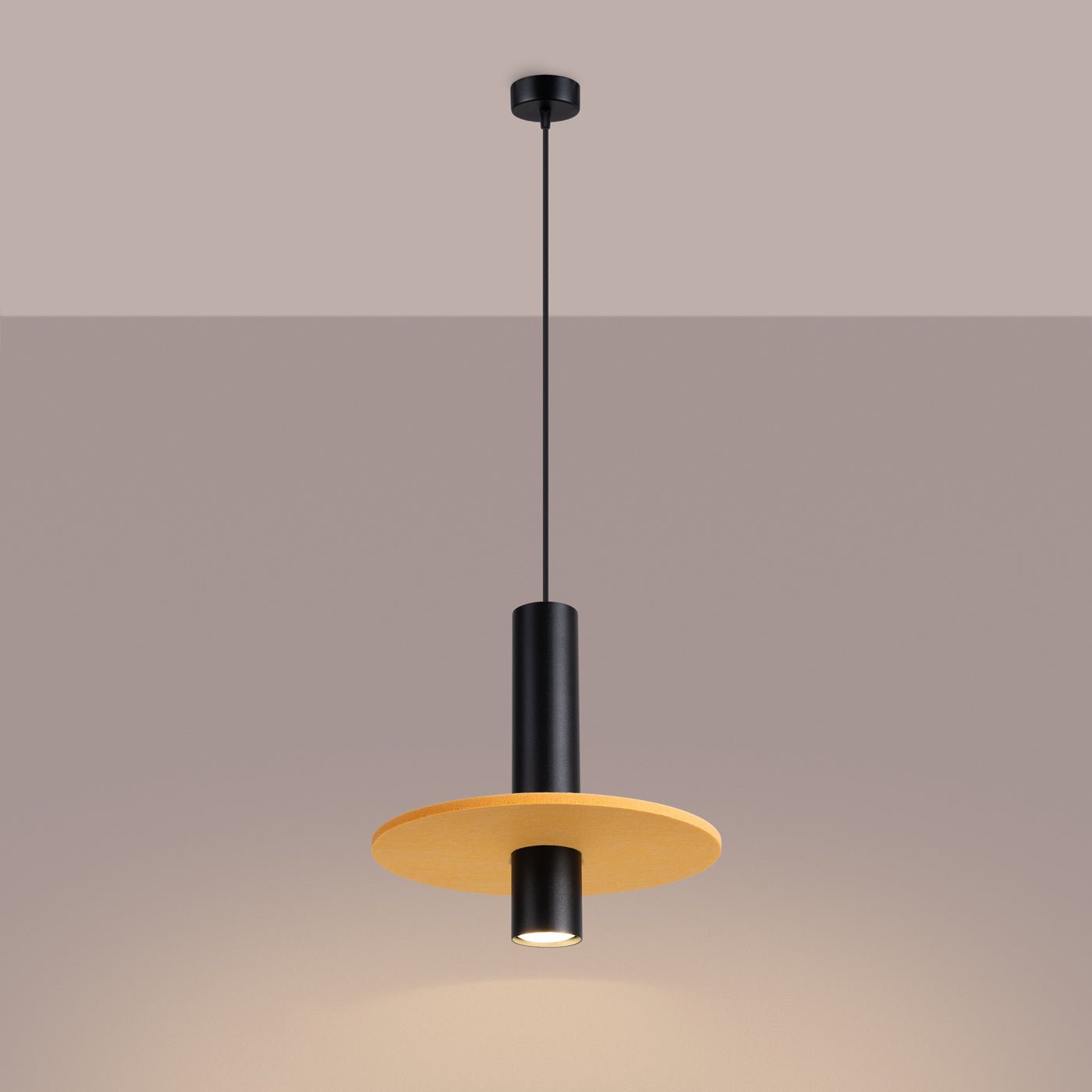 Pendelleuchte "PELTA 1" – in Gelb | Dexity Lichtdesign