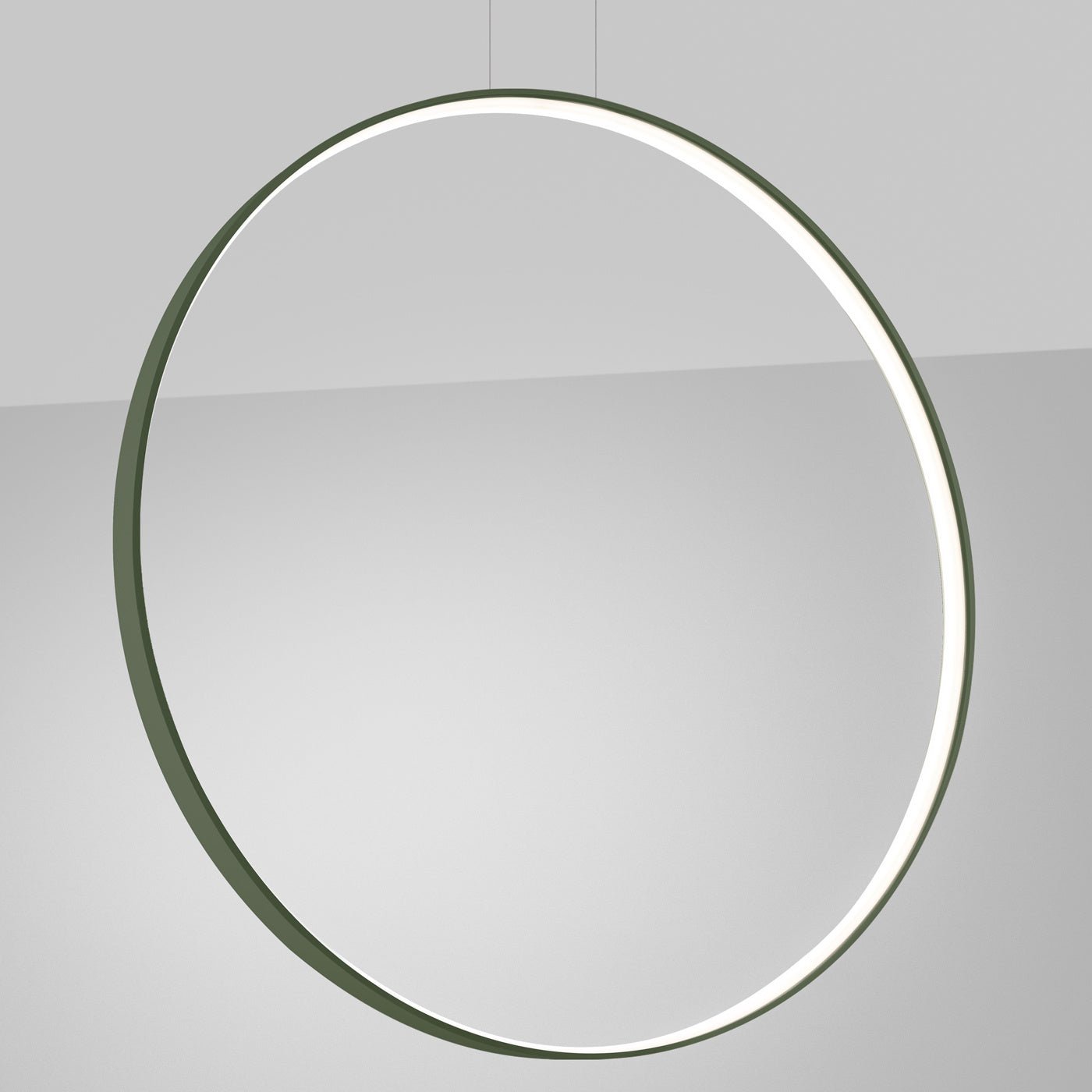 Pendelleuchte "RIO 110" 4000K – Pendelleuchte in Olivgrün | Dexity Lichtdesign