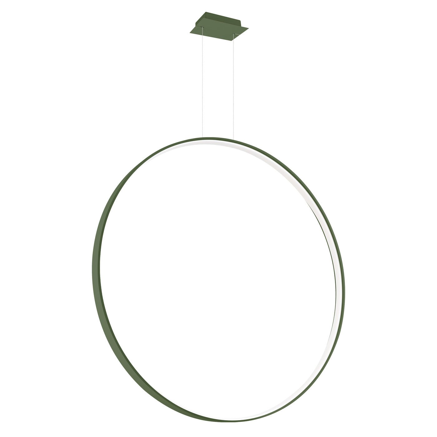 Pendelleuchte "RIO 110" 4000K – Pendelleuchte in Olivgrün | Dexity Lichtdesign