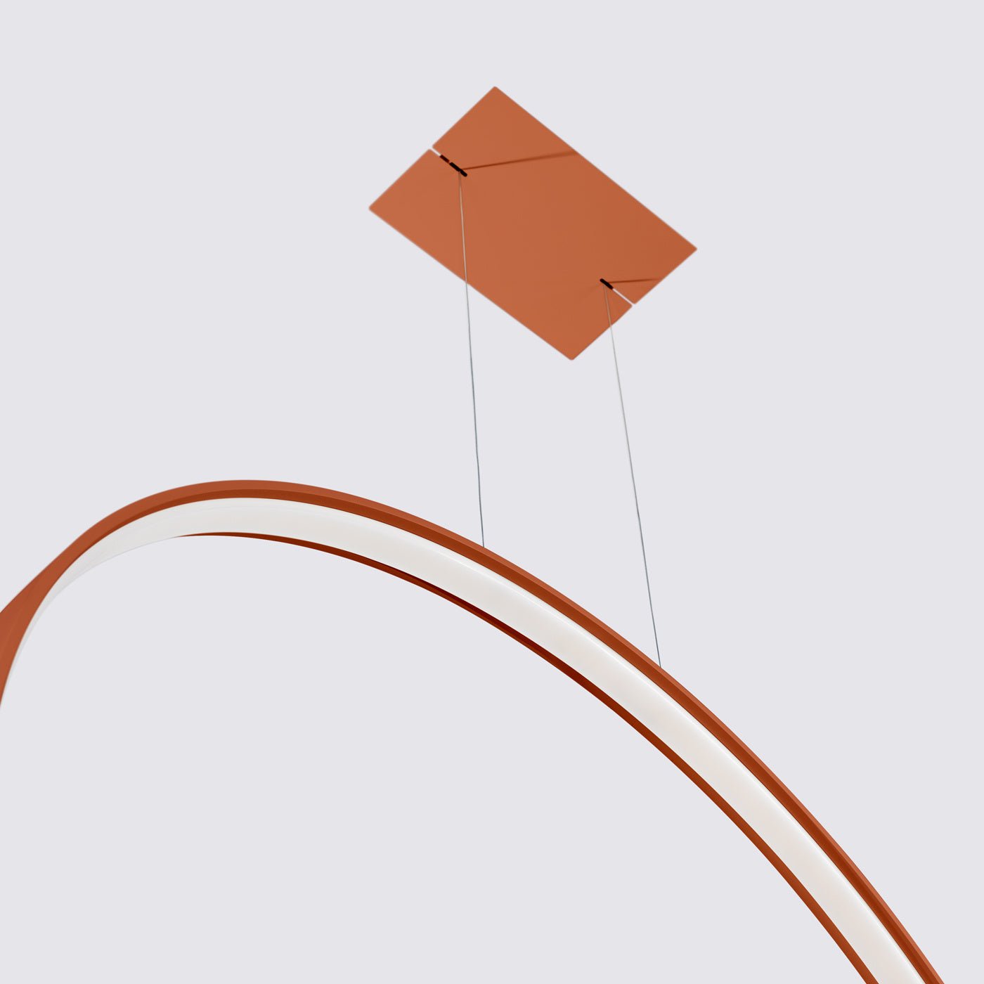 Pendelleuchte "RIO 110" 4000K – Pendelleuchte in Roter Ocker | Dexity Lichtdesign