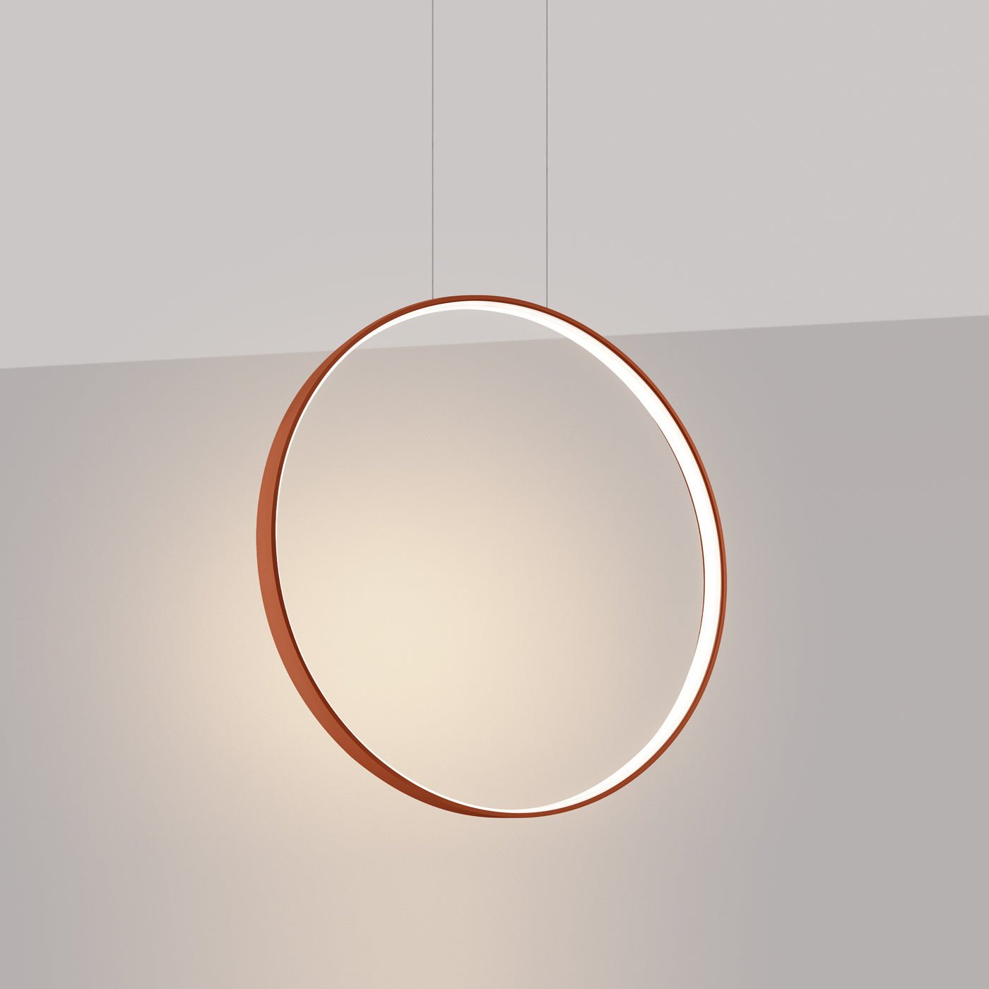 Pendelleuchte "RIO 55" 3000K – Pendelleuchte in Roter Ocker | Dexity Lichtdesign