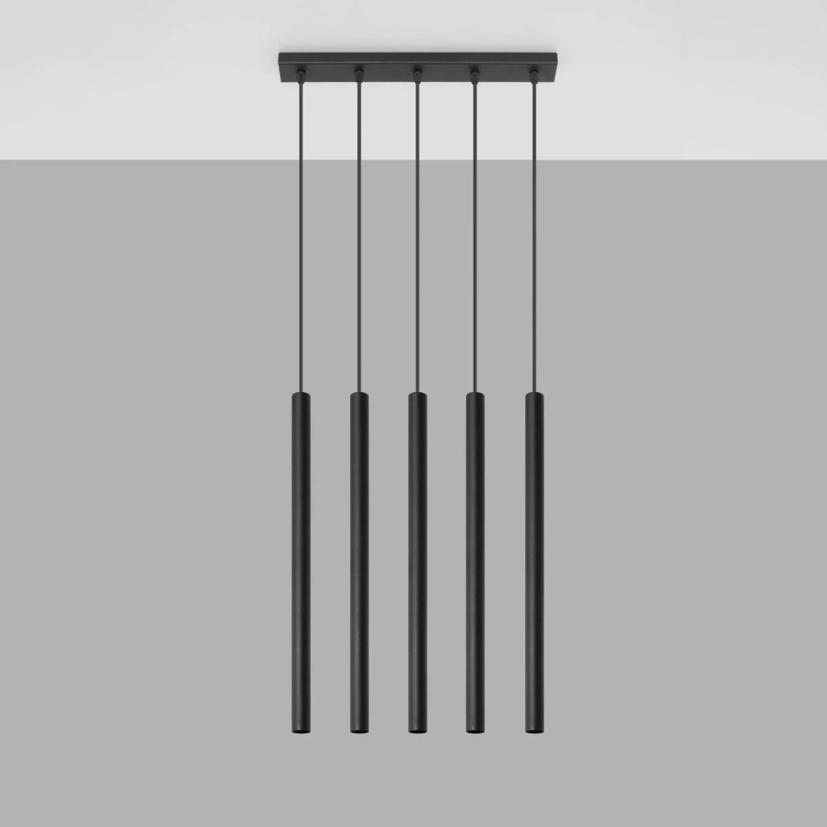 Pendelleuchten "PASTELO 5L" – Pendelleuchten in Schwarz | Dexity Lichtdesign