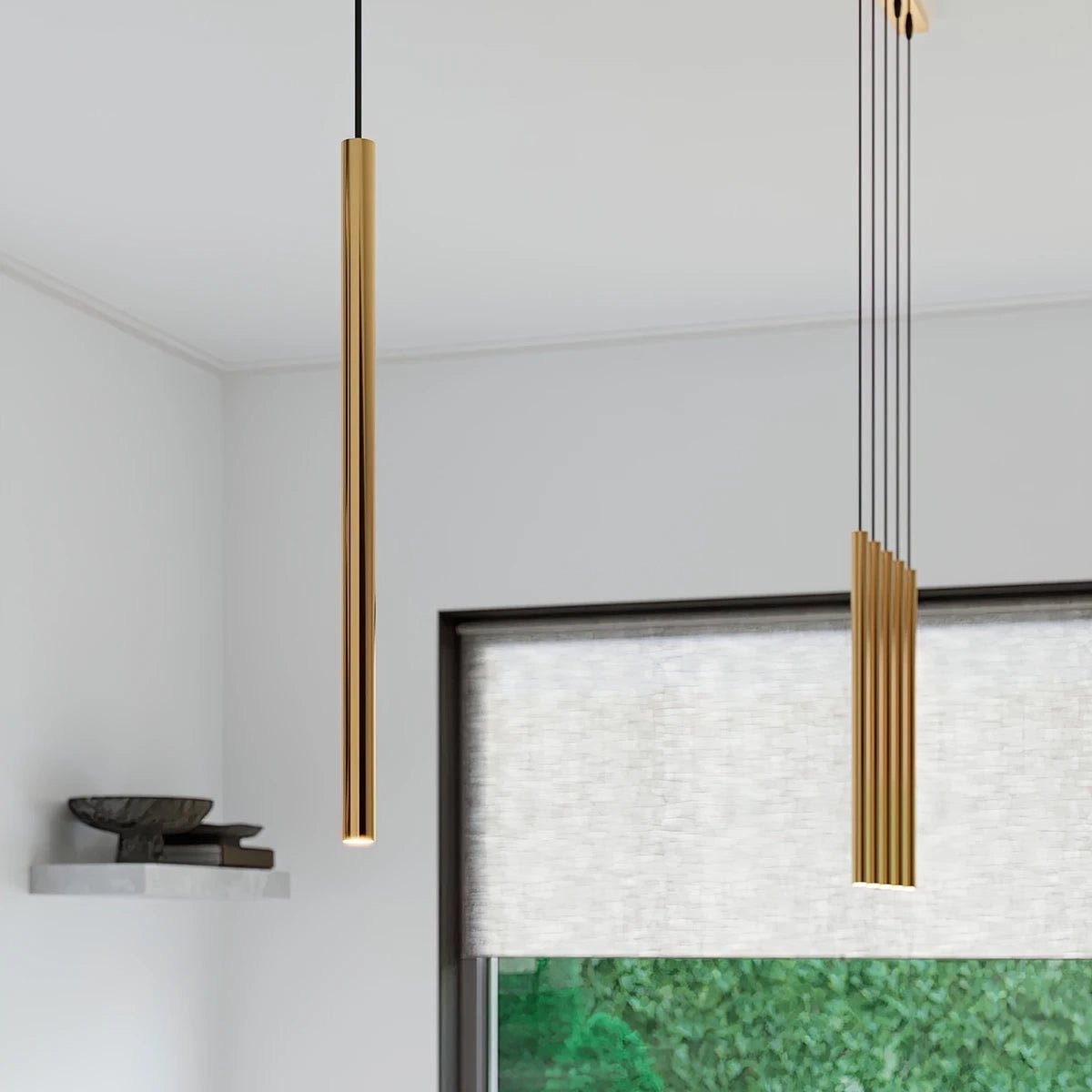 Pendelleuchten "PASTELO 5L" – Pendelleuchten in Golden | Dexity Lichtdesign