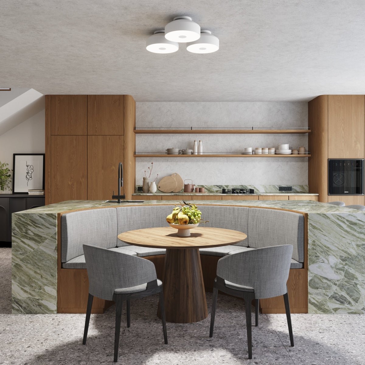 Plafond "OMIQ" – Deckenleuchte in Weiß | Dexity Lichtdesign