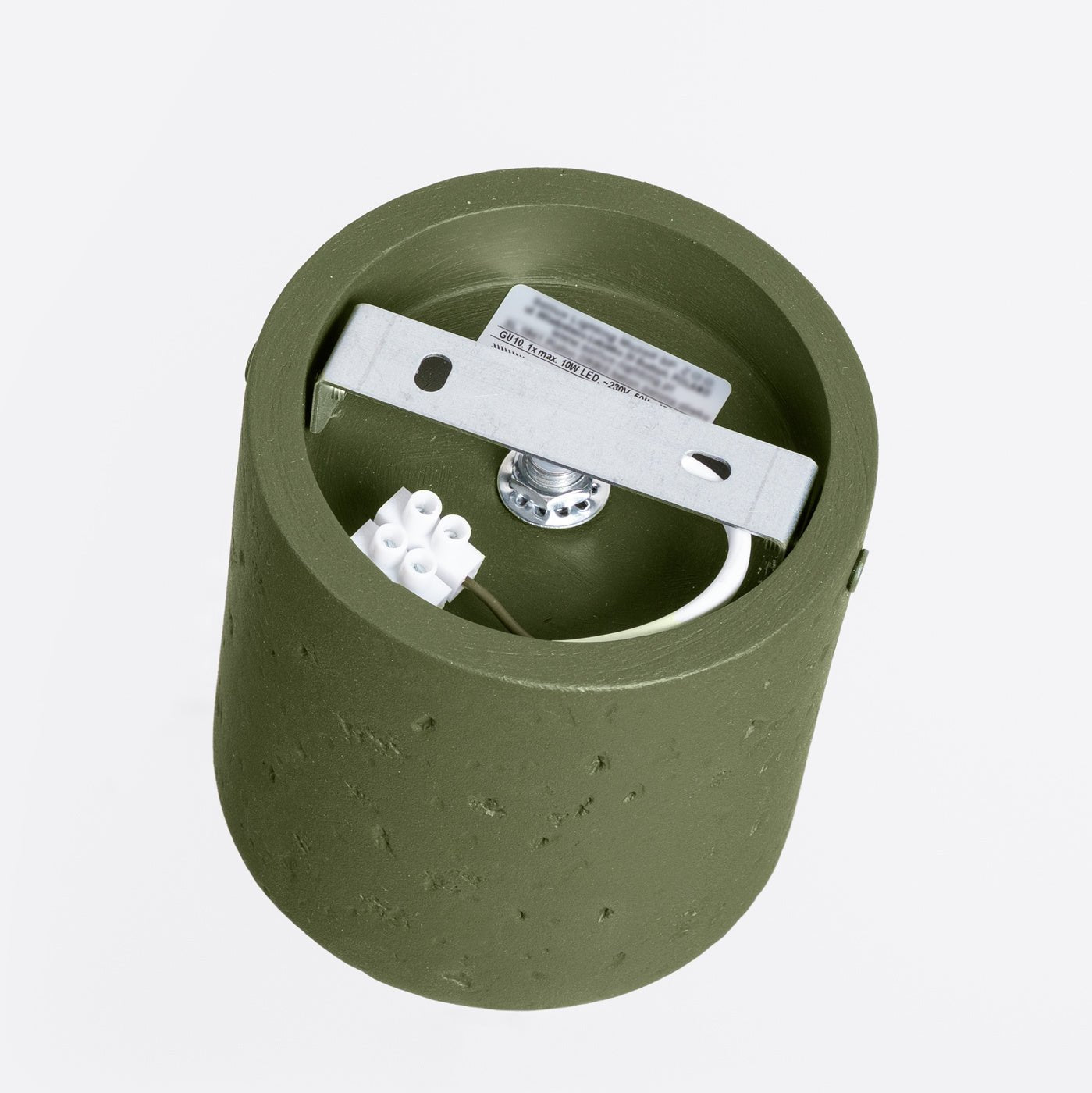 Plafond "ORBIS" – in Olivgrün | Dexity Lichtdesign