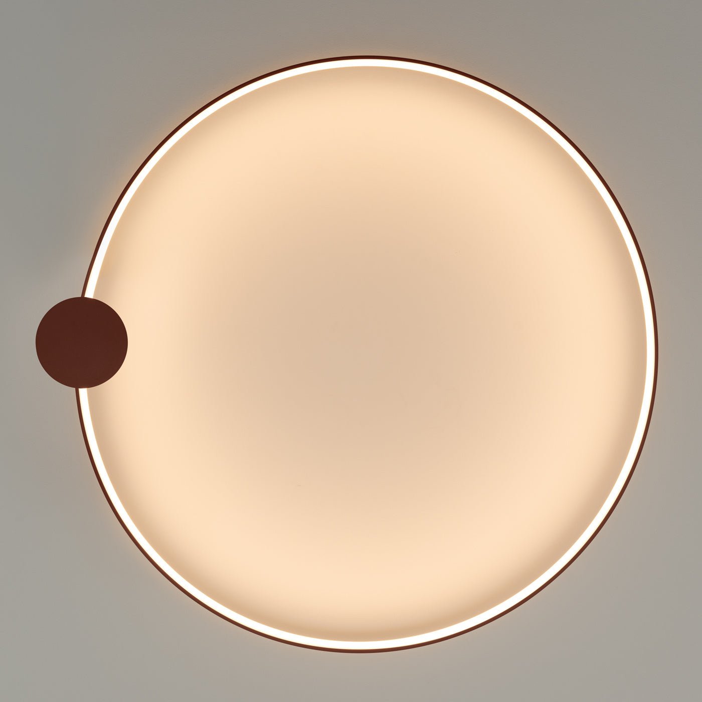 Plafond "RIO 110" 3000K – Deckenleuchte in Roter Ocker | Dexity Lichtdesign