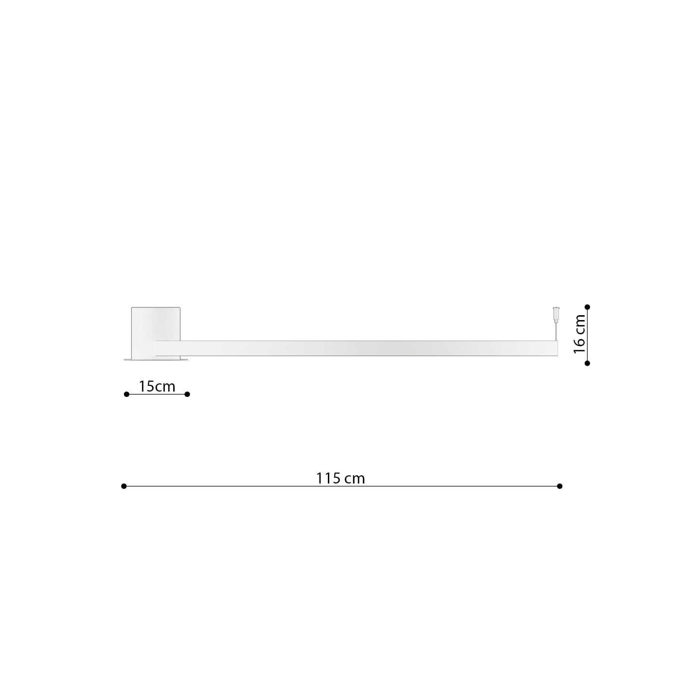 Plafond "RIO 110" 4000K – Deckenleuchte in Olivgrün | Dexity Lichtdesign