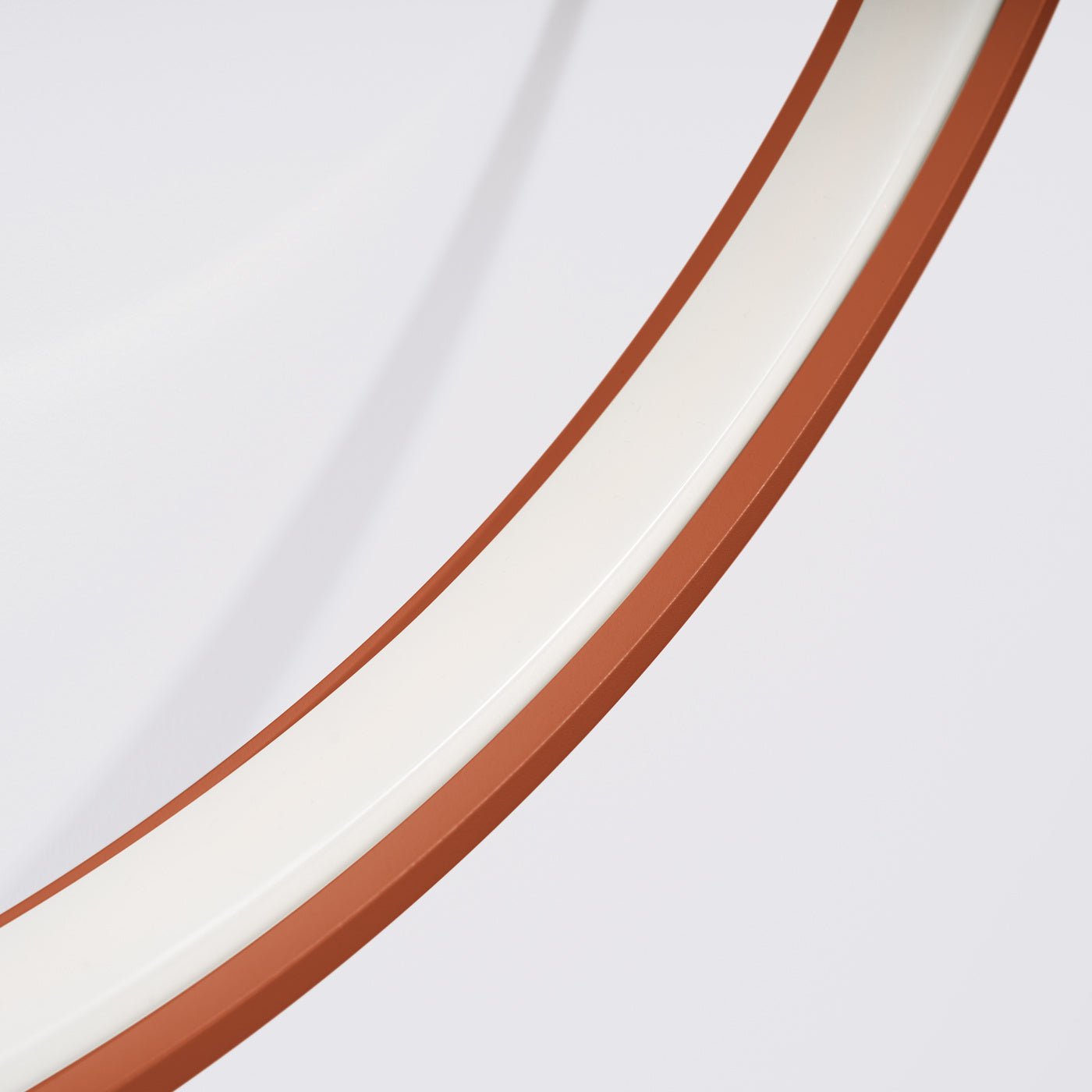 Plafond "RIO 55" 4000K – Deckenleuchte in Roter Ocker | Dexity Lichtdesign