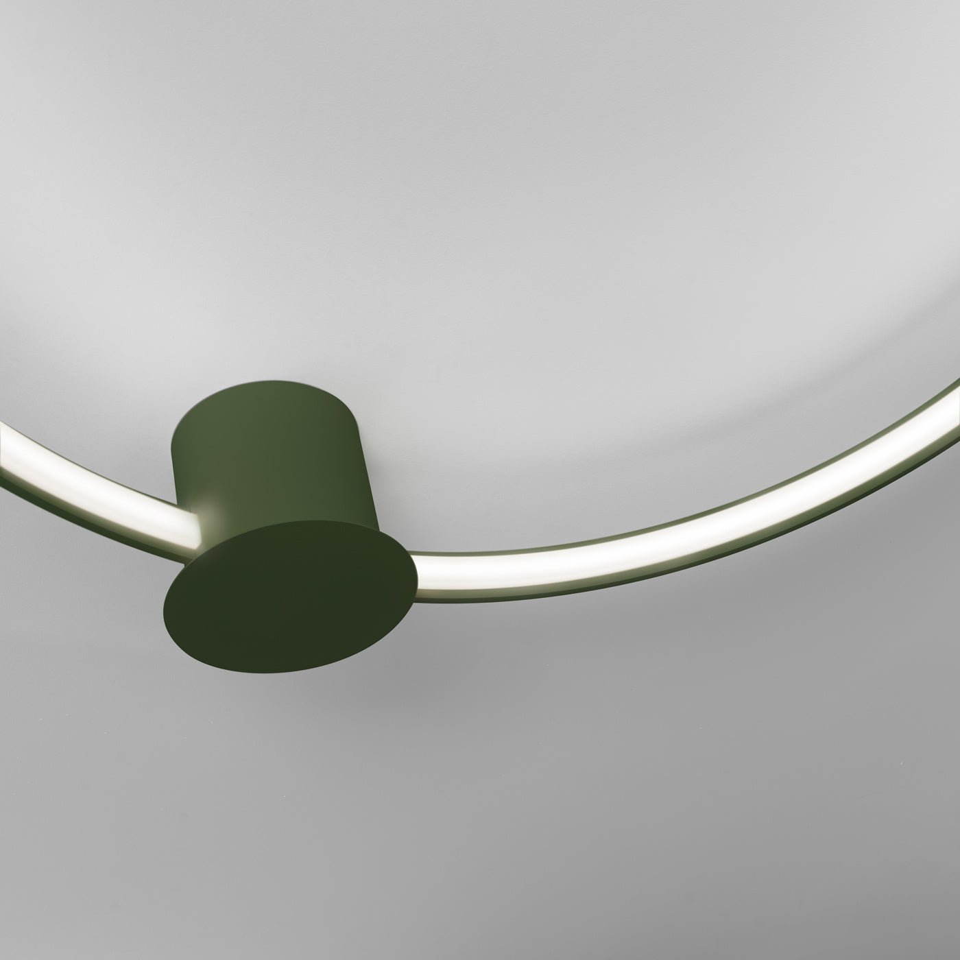 Plafond "RIO 78" 4000K – Deckenleuchte in Olivgrün | Dexity Lichtdesign