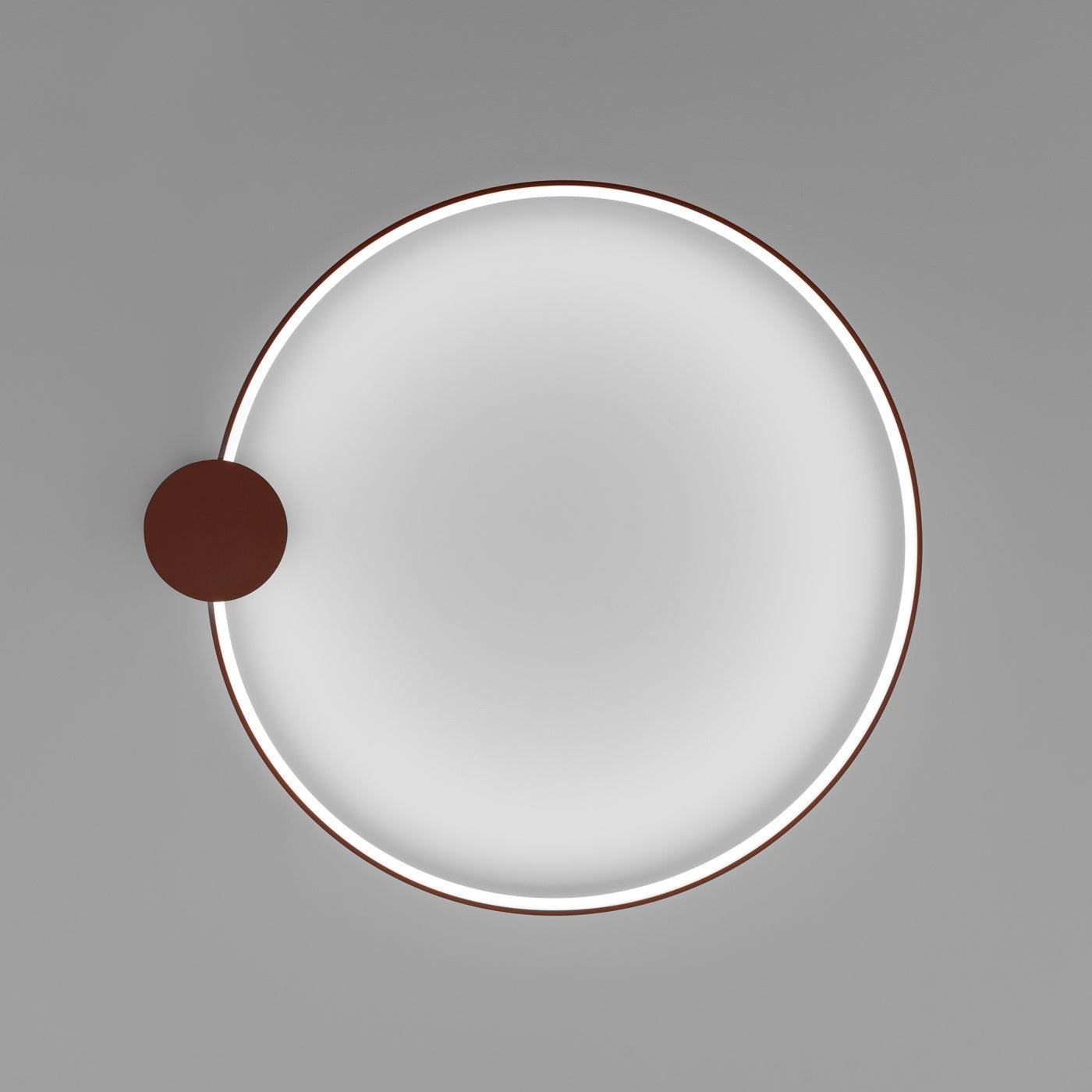 Plafond "RIO 78" 4000K – Deckenleuchte in Roter Ocker | Dexity Lichtdesign