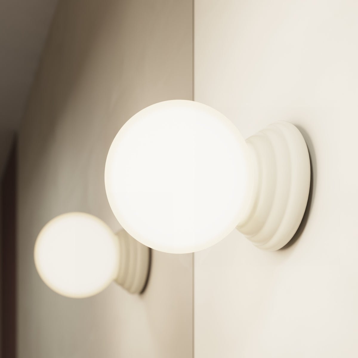 Plafond "ZORI" IP44 – in Beige | Dexity Lichtdesign