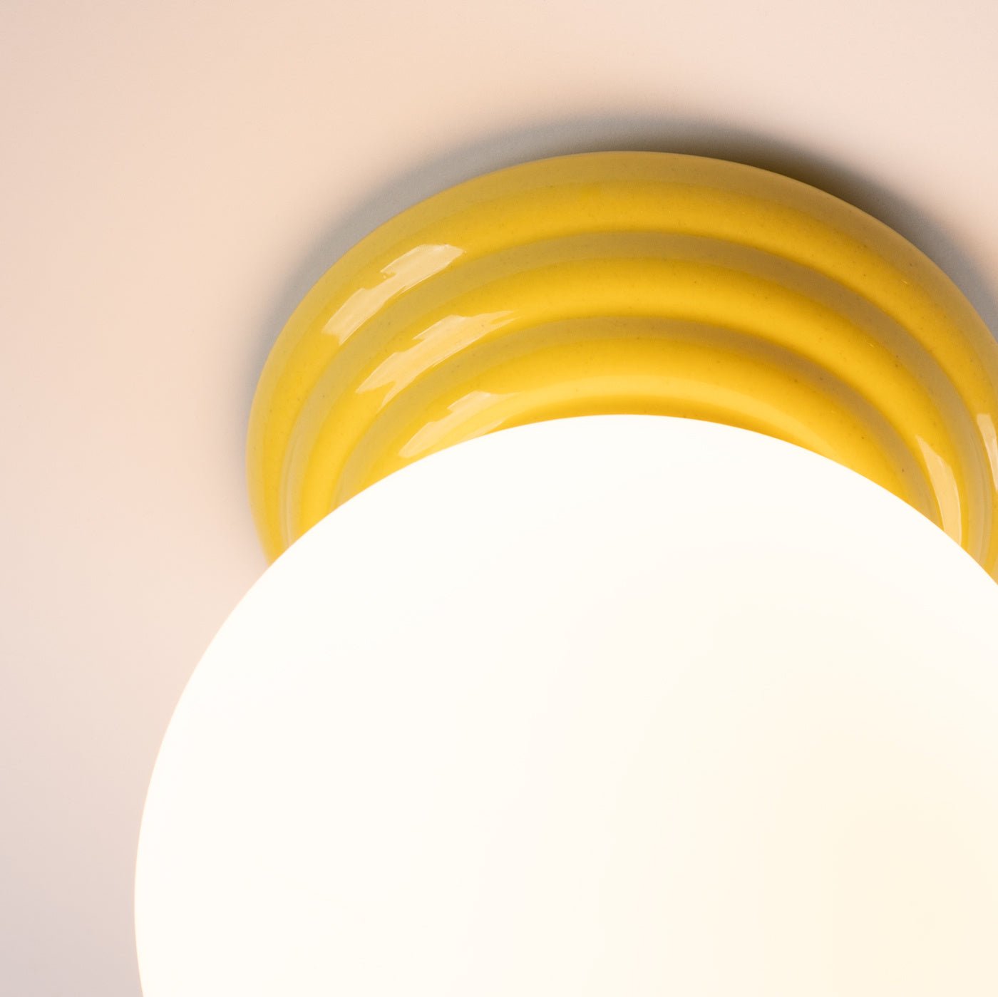 Plafond "ZORI" IP44 – in Gelb | Dexity Lichtdesign