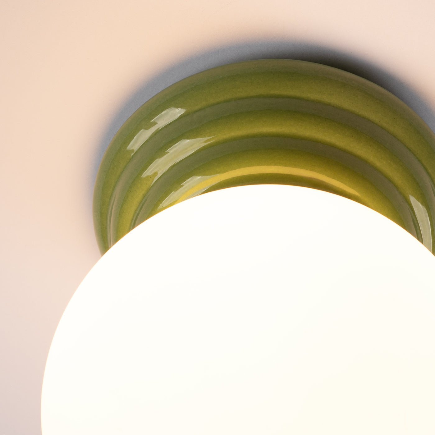 Plafond "ZORI" IP44 – in Grün | Dexity Lichtdesign