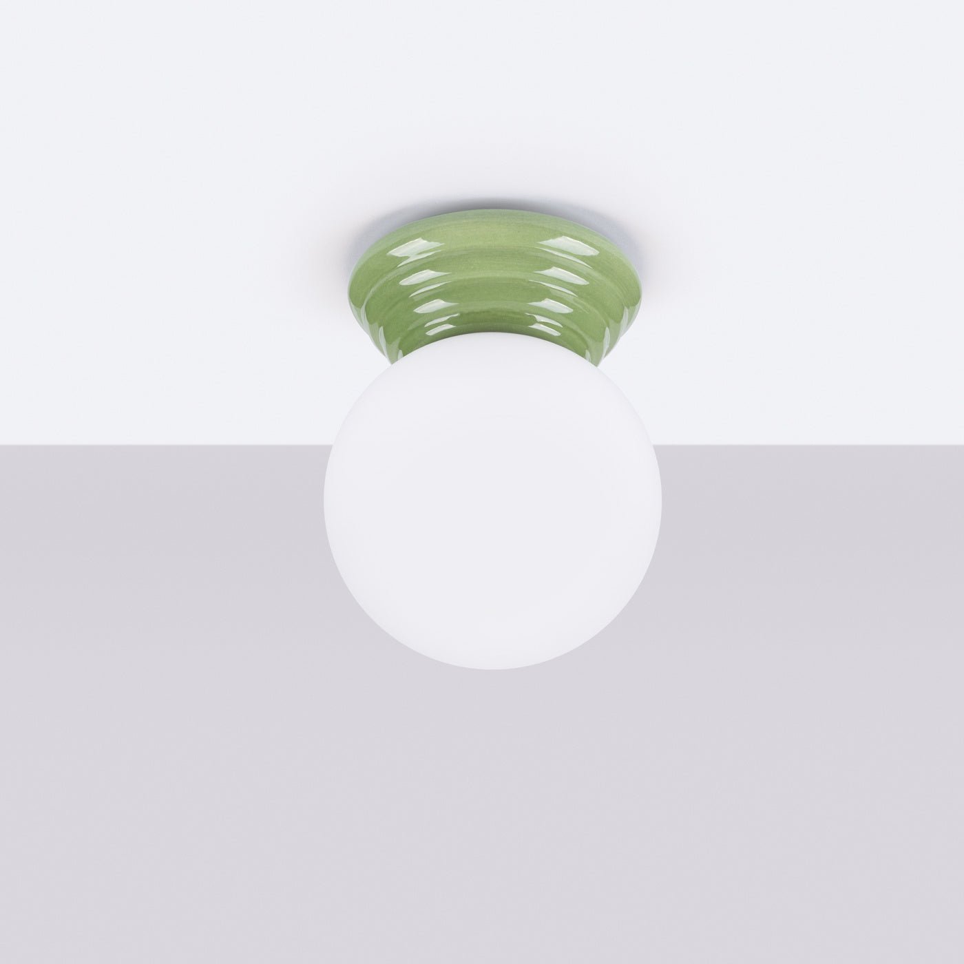 Plafond "ZORI" IP44 – in Grün | Dexity Lichtdesign