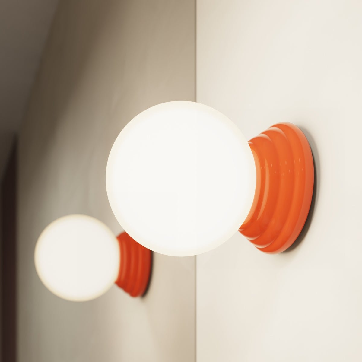 Plafond "ZORI" IP44 – in Apricot | Dexity Lichtdesign
