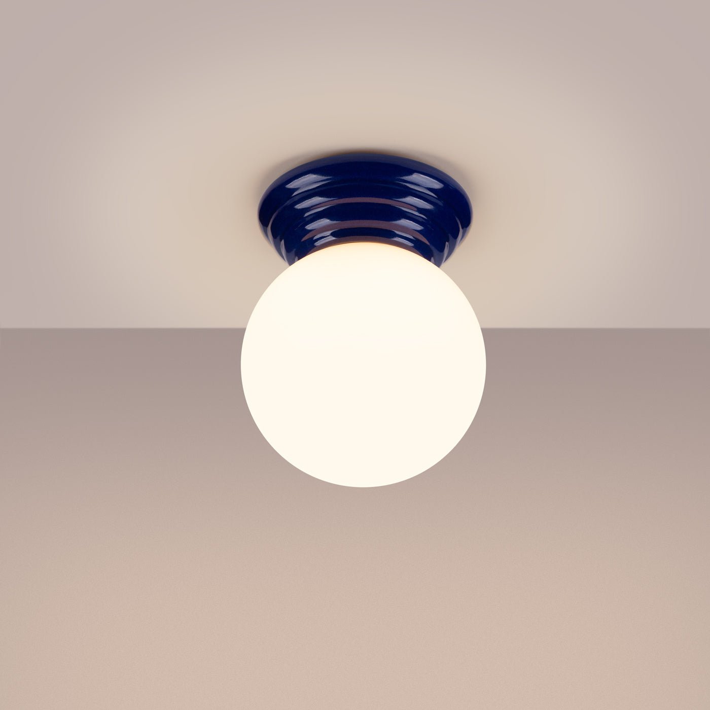 Plafond "ZORI" IP44 – in Ultramarin | Dexity Lichtdesign