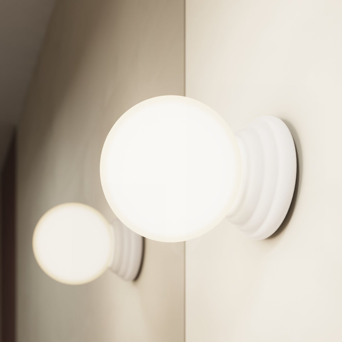 Plafond "ZORI" IP44 – in Weiß | Dexity Lichtdesign