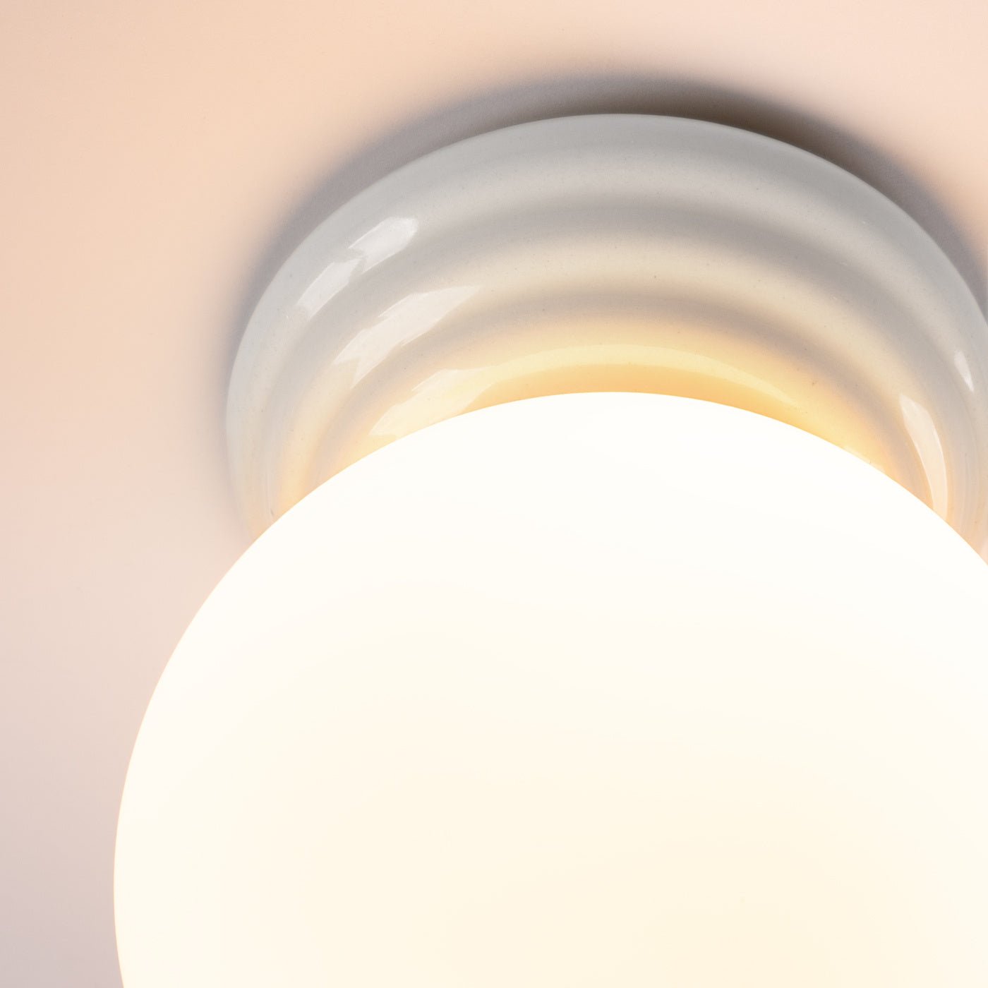 Plafond "ZORI" IP44 – in Weiß | Dexity Lichtdesign