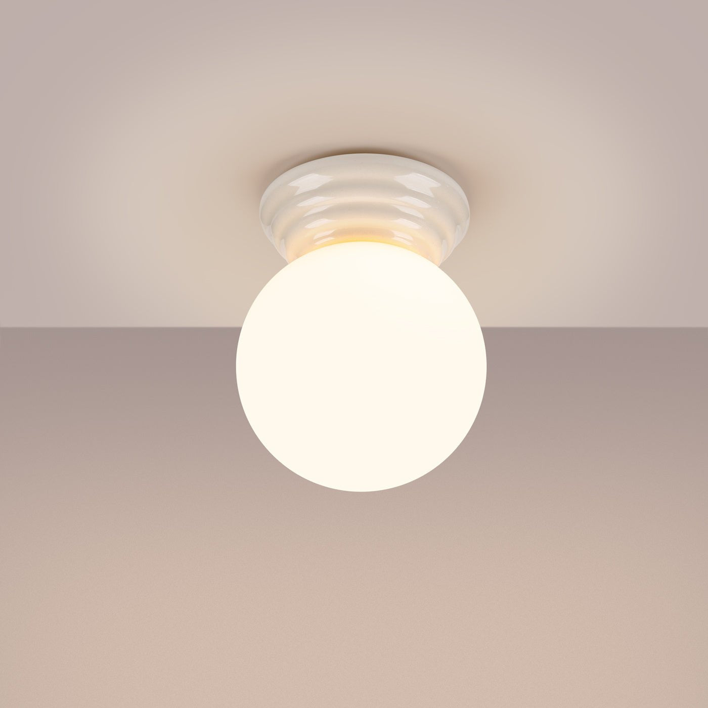 Plafond "ZORI" IP44 – in Weiß | Dexity Lichtdesign