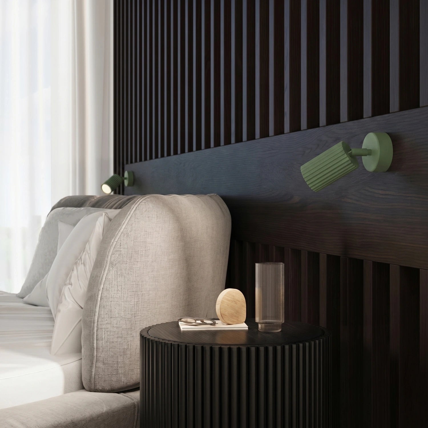 Wandleuchte "KARBON" mit Schalter