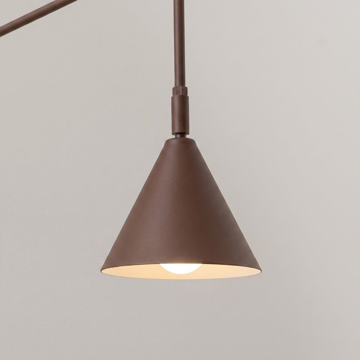 Wandleuchte "NOX 1" mit Wandanschluss und Schalter