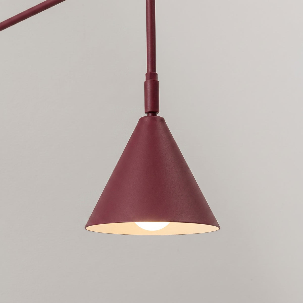 Wandleuchte "NOX 1" mit Wandanschluss und Schalter