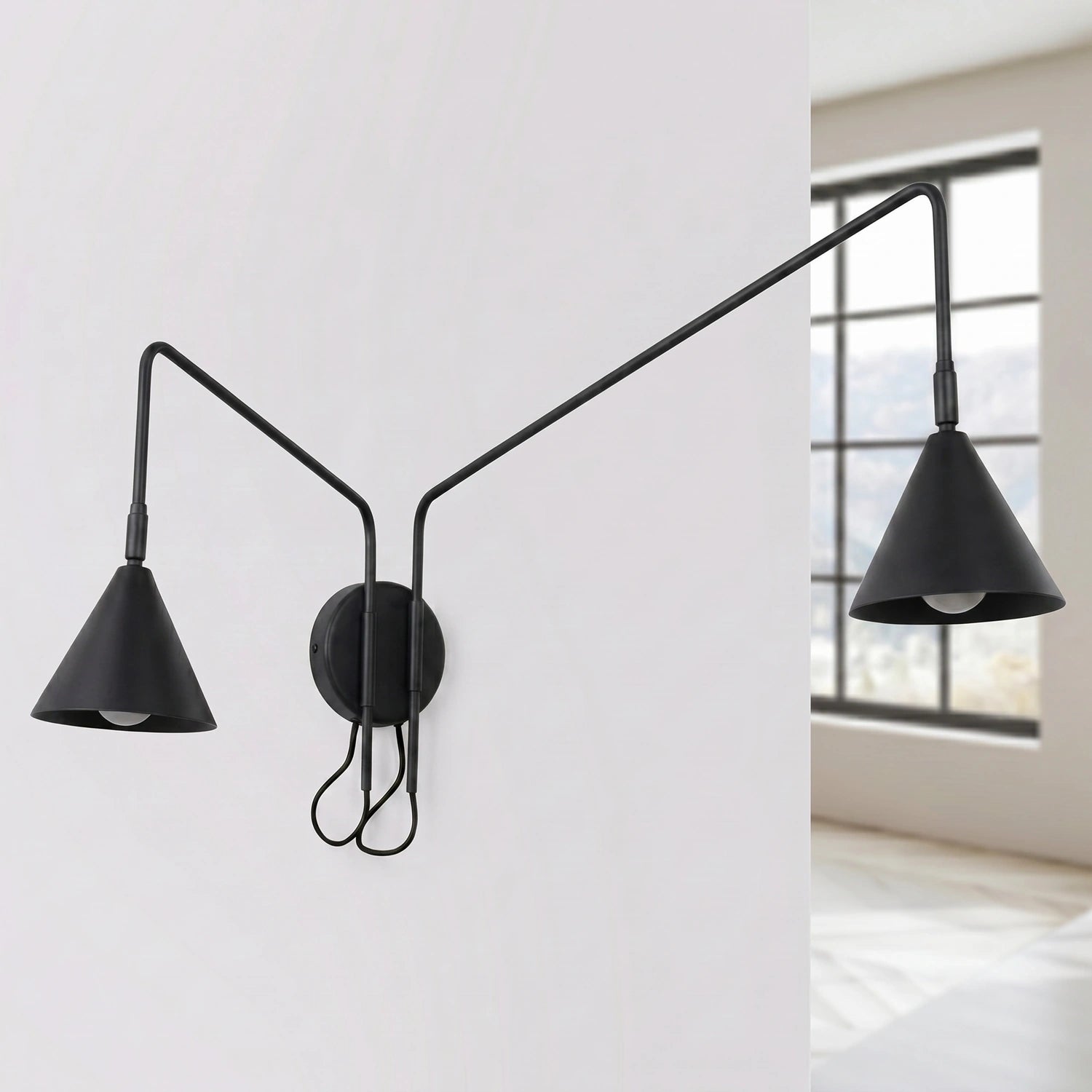 Wandleuchte "NOX 2" mit Schalter