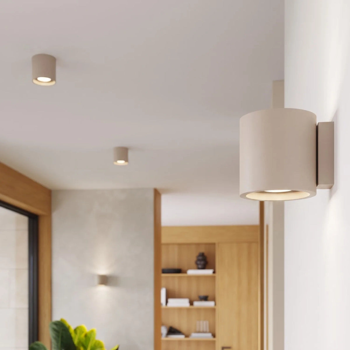 Wandleuchte "Orbis 1" – Wandlampen in Taupe | Dexity Lichtdesign