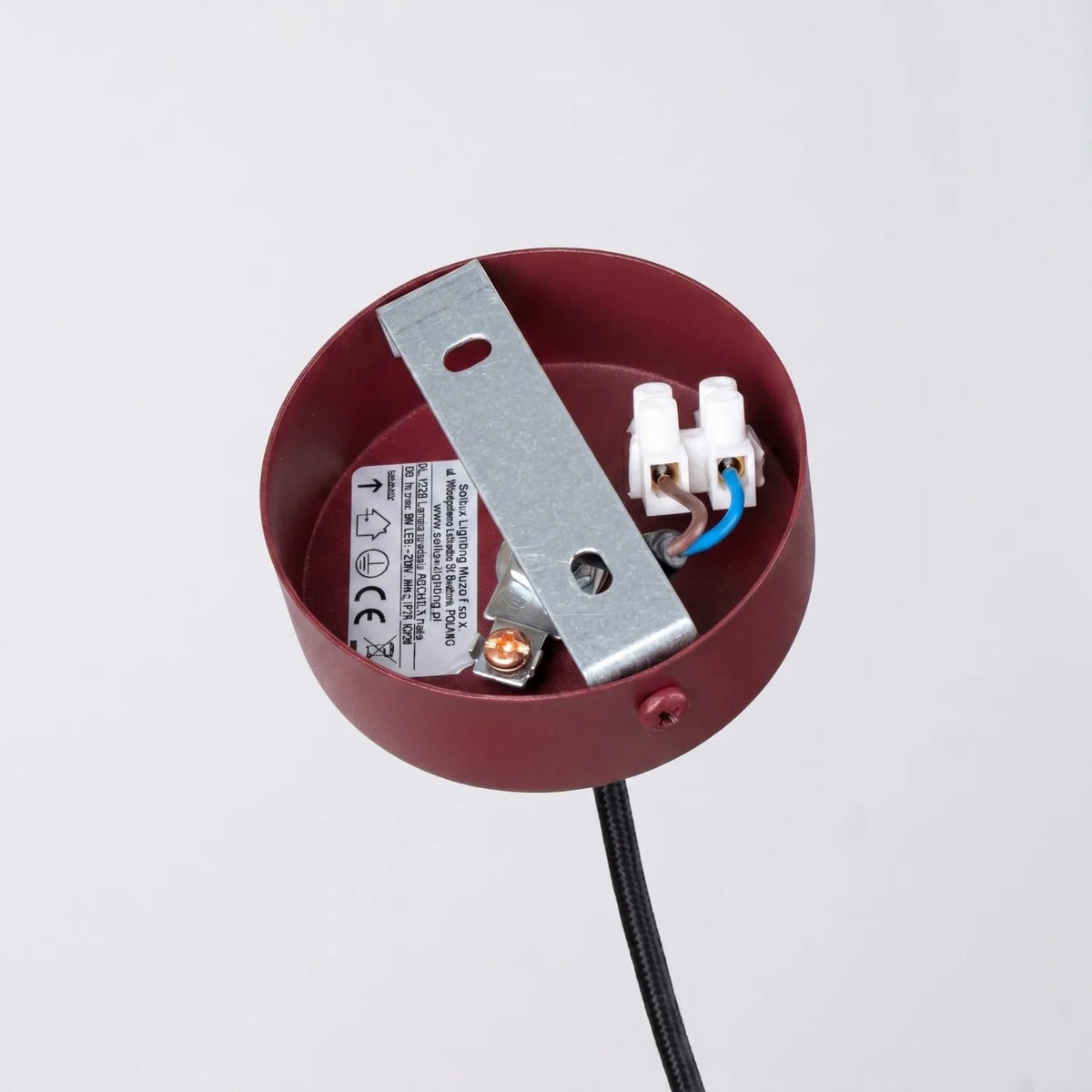 Pendelleuchte "CORA 1" – Pendelleuchten in Burgunderrot | Dexity Lichtdesign