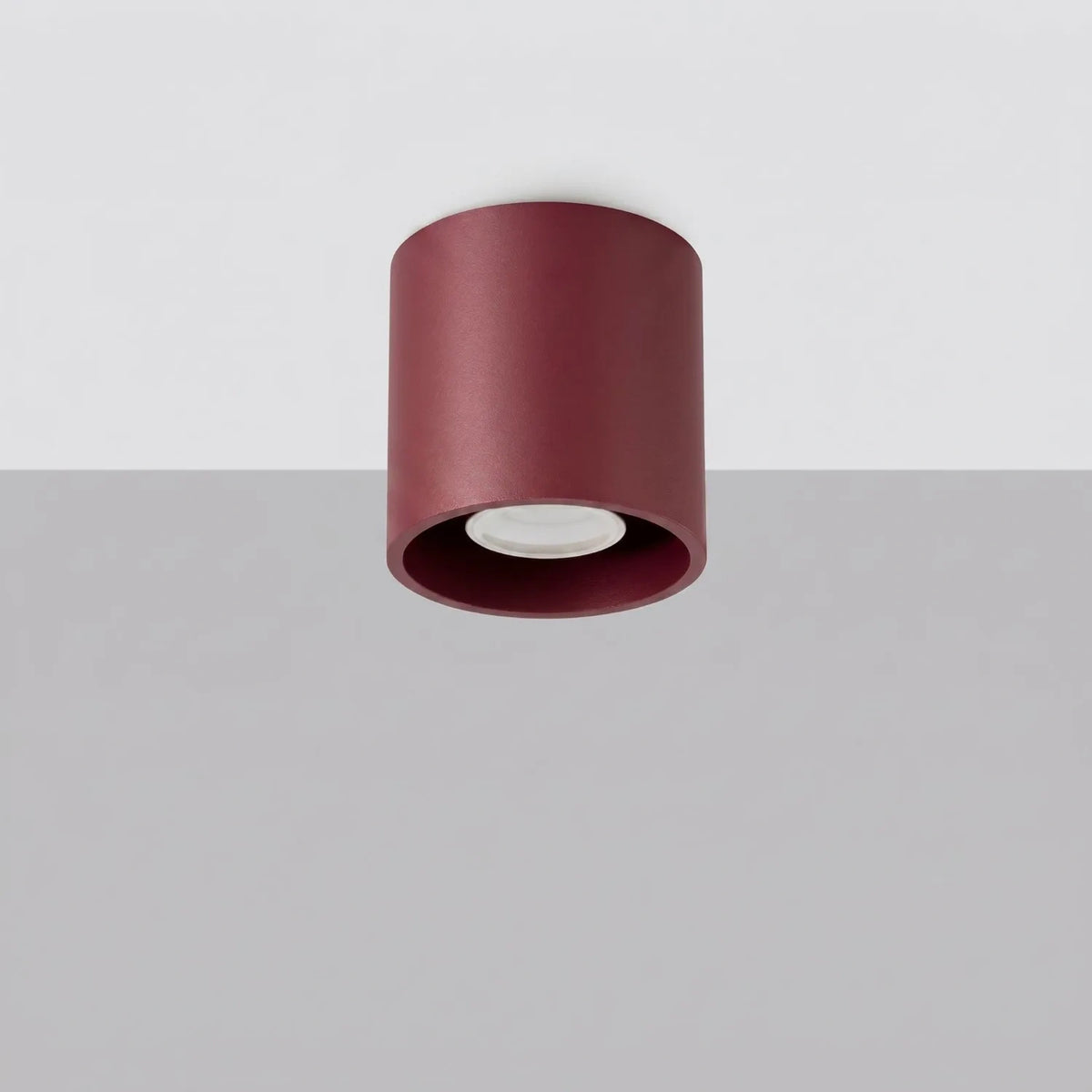 Deckenleuchte "Orbis 1" – Deckenlampen in Burgunderrot | Dexity Lichtdesign