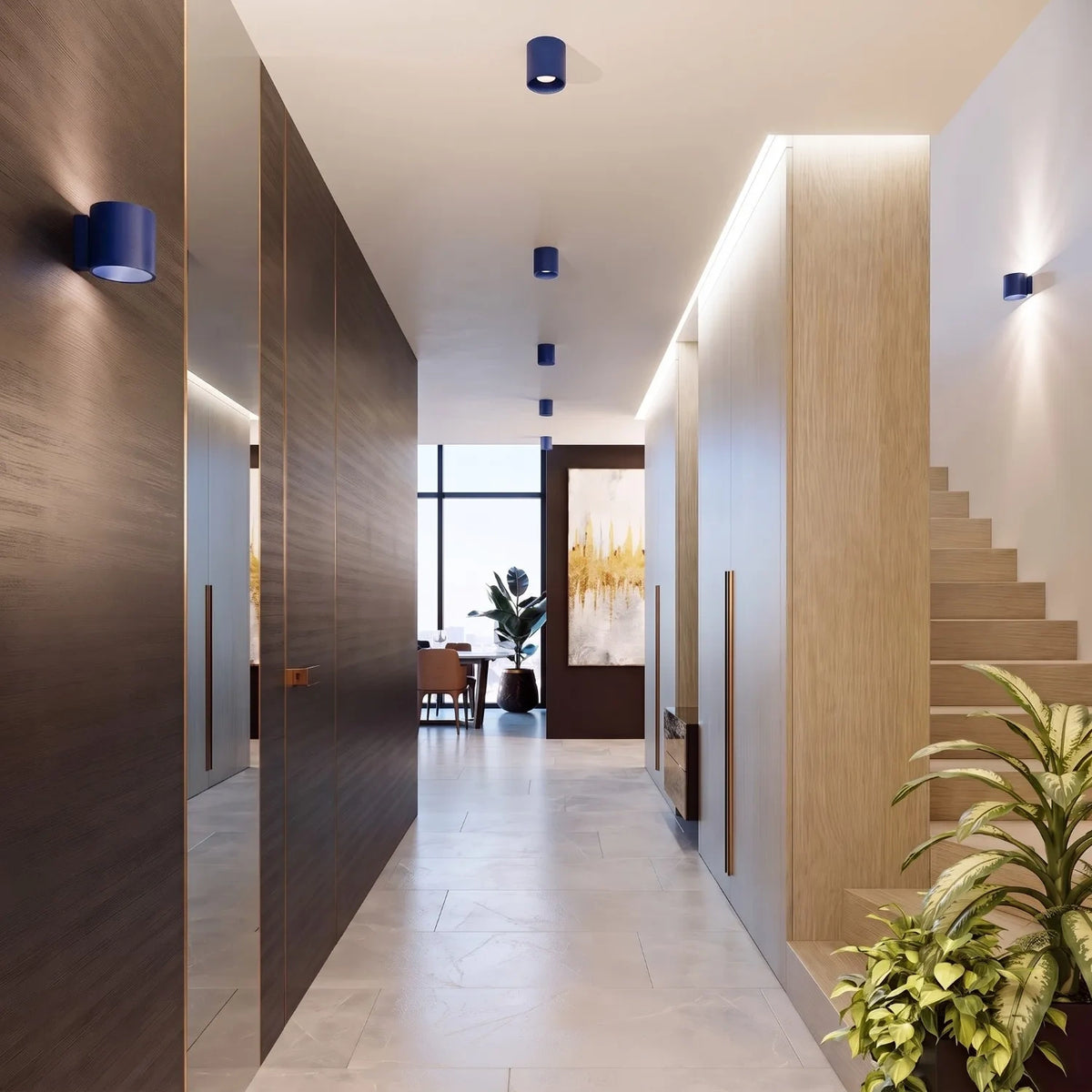 Deckenleuchte "Orbis 1" – Deckenlampen in Ultramarin | Dexity Lichtdesign