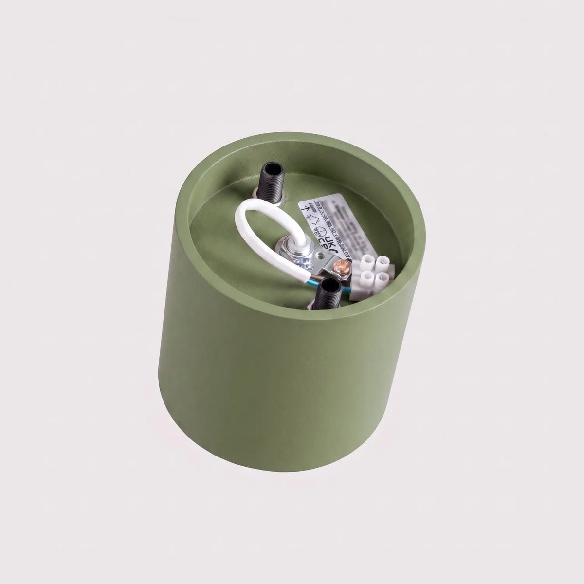 Deckenleuchte "Orbis 1" – Deckenlampen in Olivgrün | Dexity Lichtdesign