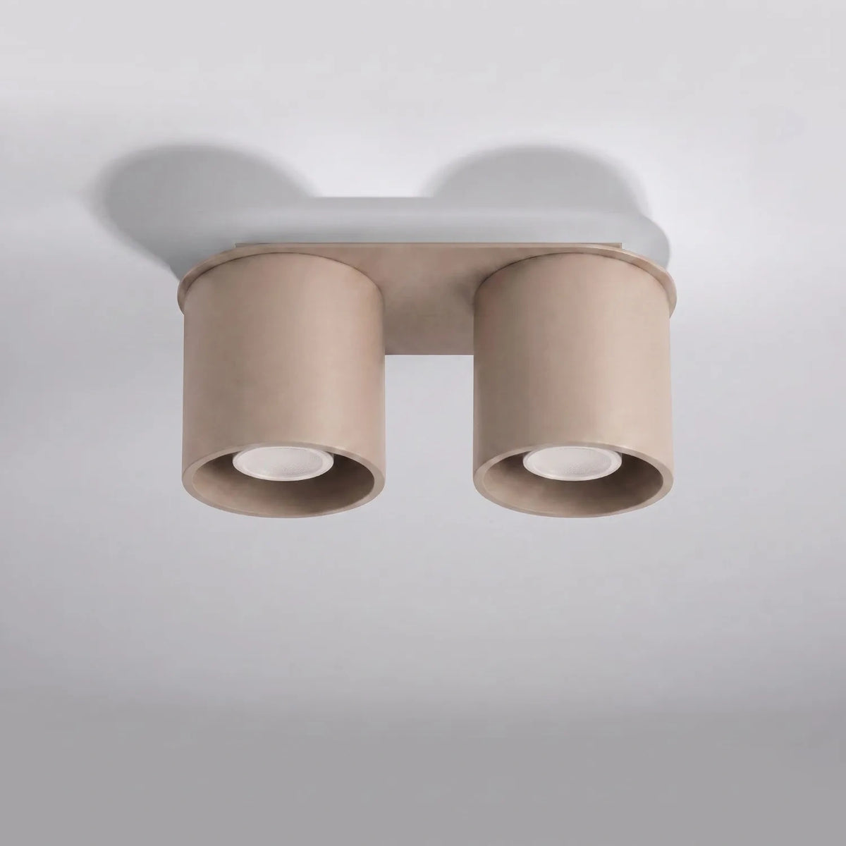 Deckenleuchte "Orbis 2" – Deckenleuchten in Taupe | Dexity Lichtdesign