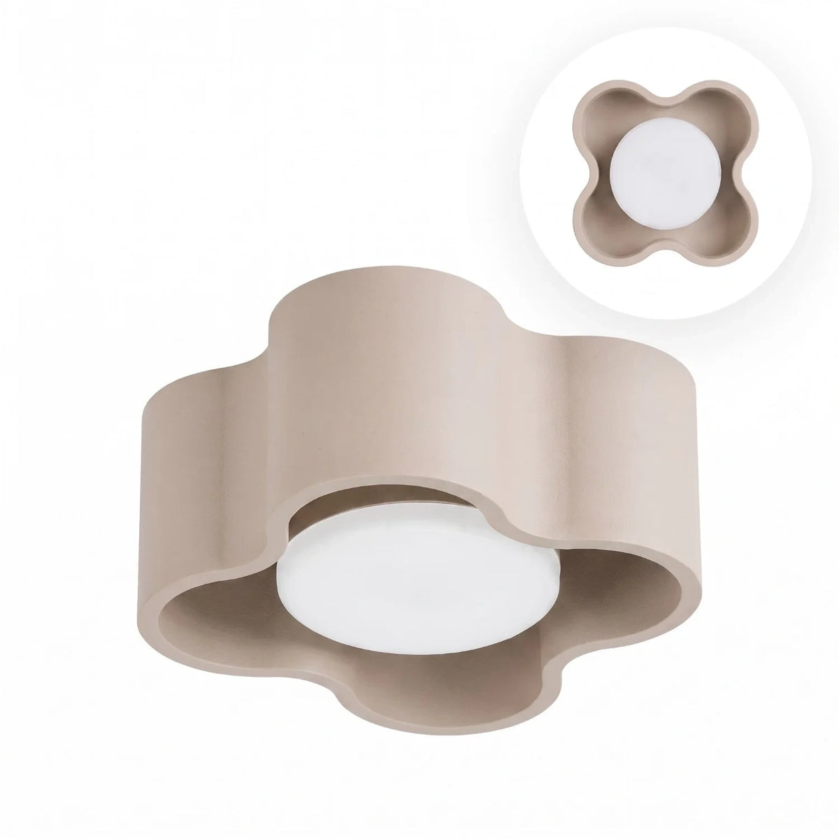 Deckenleuchte "OVIO 1" flach