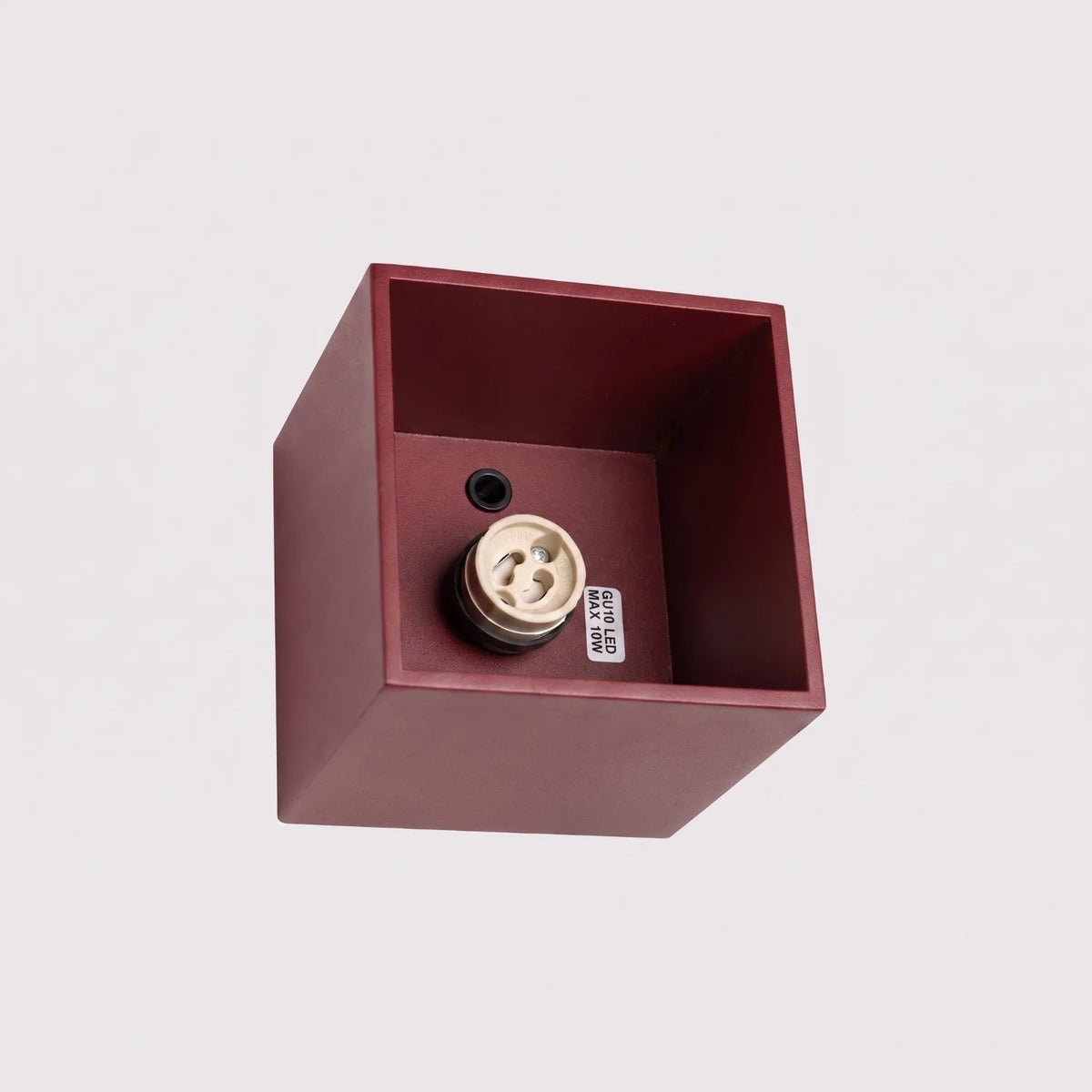 Deckenleuchte "QUAD 1" – Deckenlampen in Burgunderrot | Dexity Lichtdesign