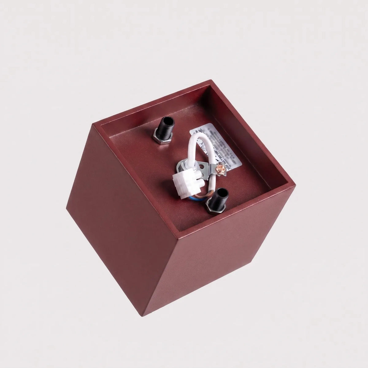 Deckenleuchte "QUAD 1" – Deckenlampen in Burgunderrot | Dexity Lichtdesign